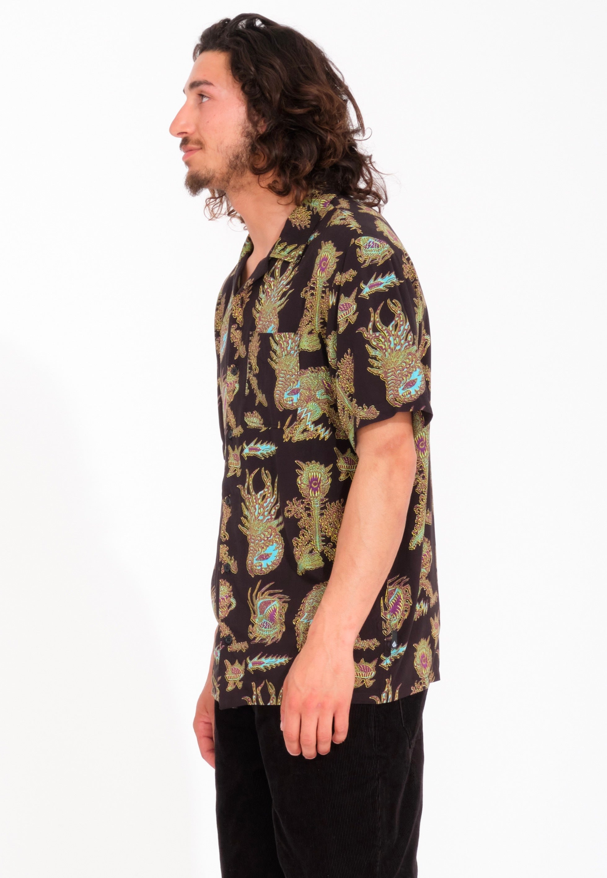 Volcom - Tetsunori Black - Shirt | Men-Image