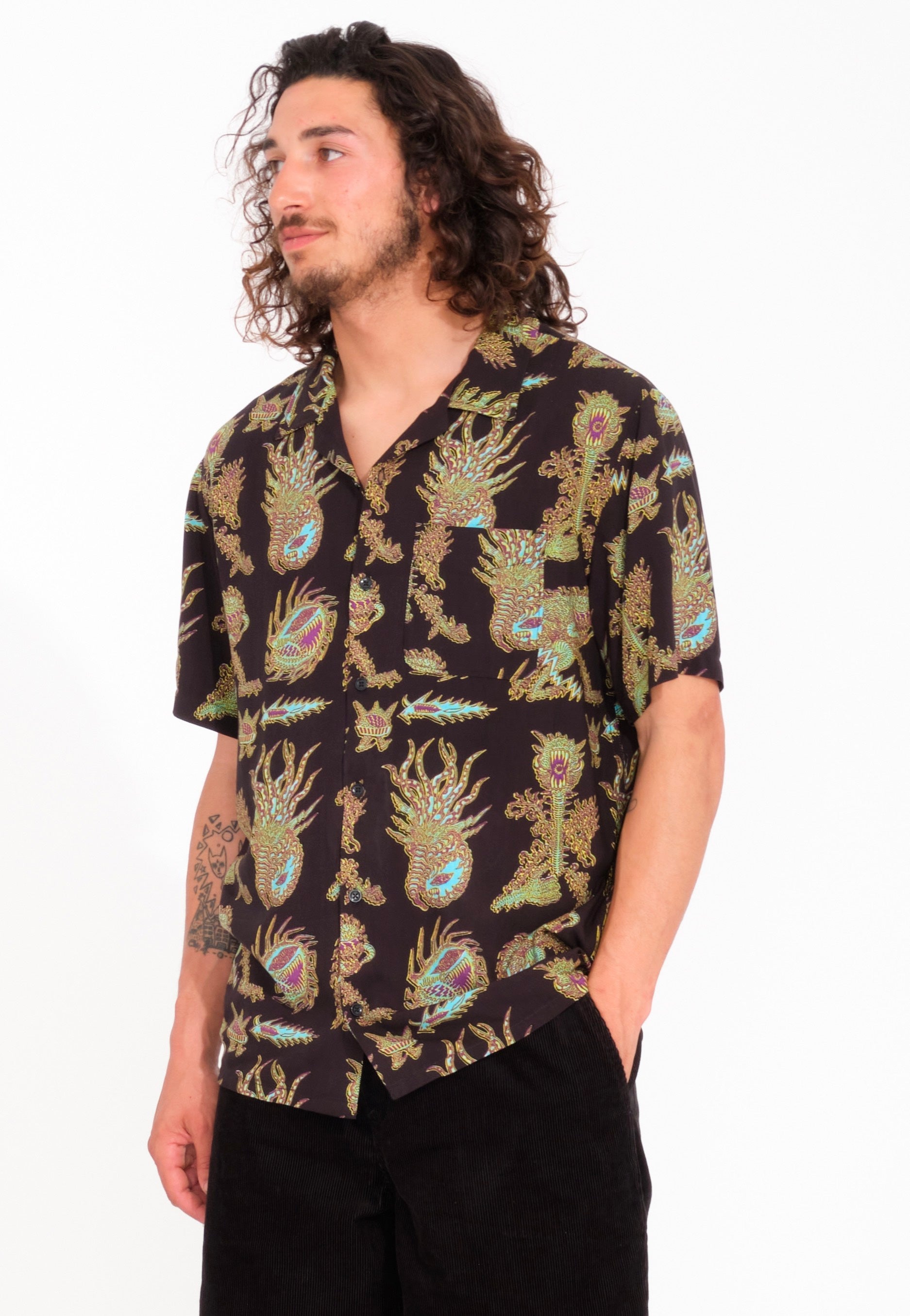 Volcom - Tetsunori Black - Shirt | Men-Image