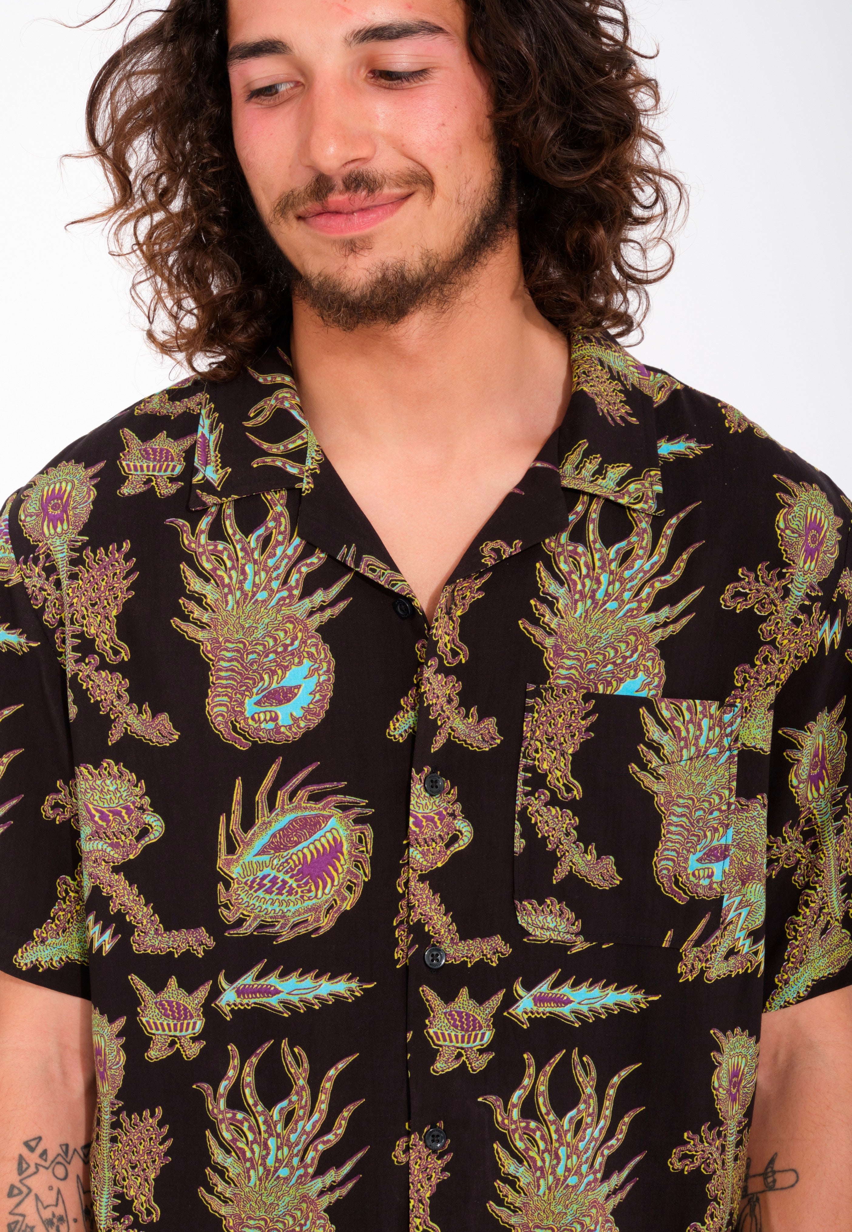 Volcom - Tetsunori Black - Shirt | Men-Image