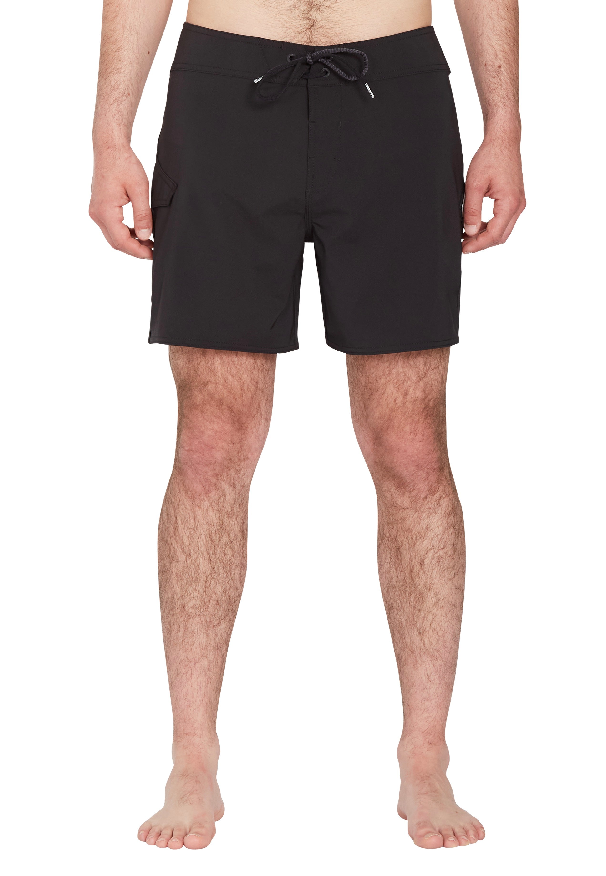 Volcom - Lido Solid Mod 16 Black - Board Shorts | Men-Image