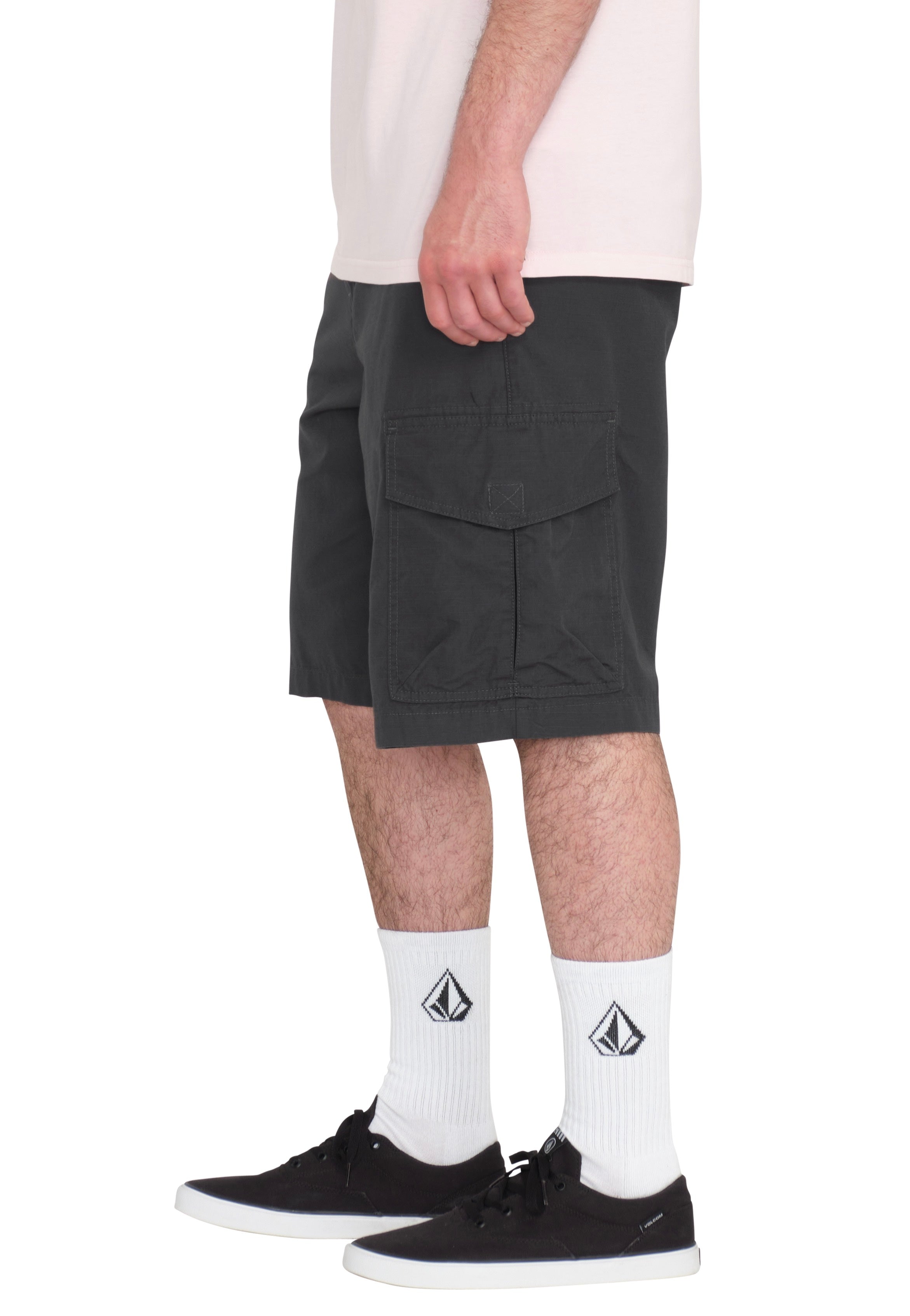 Volcom - Grande Barracks Cargo 22 Asphalt Black - Shorts | Men-Image