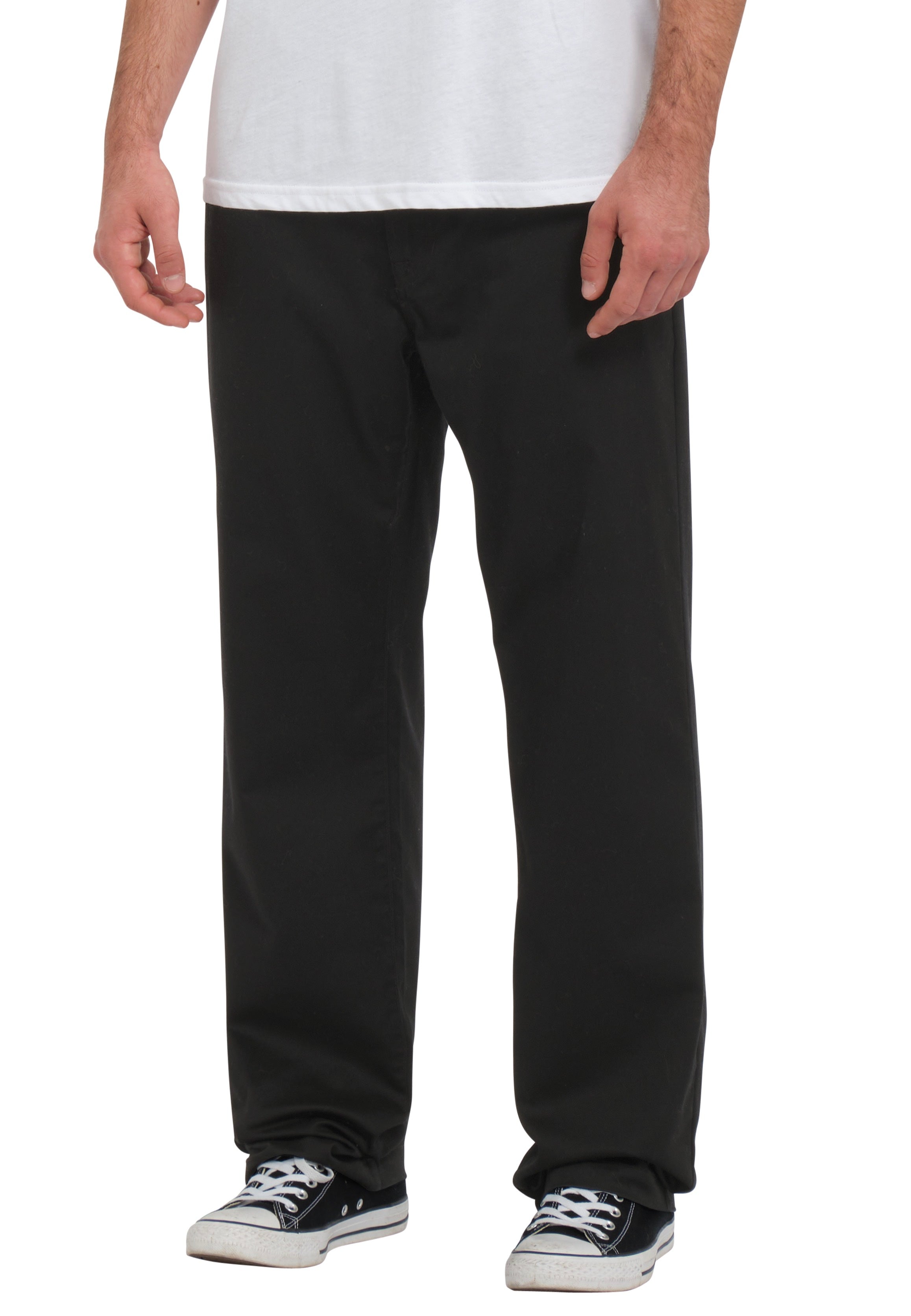 Volcom - Frickin Regular Stretch Black - Pants | Men-Image