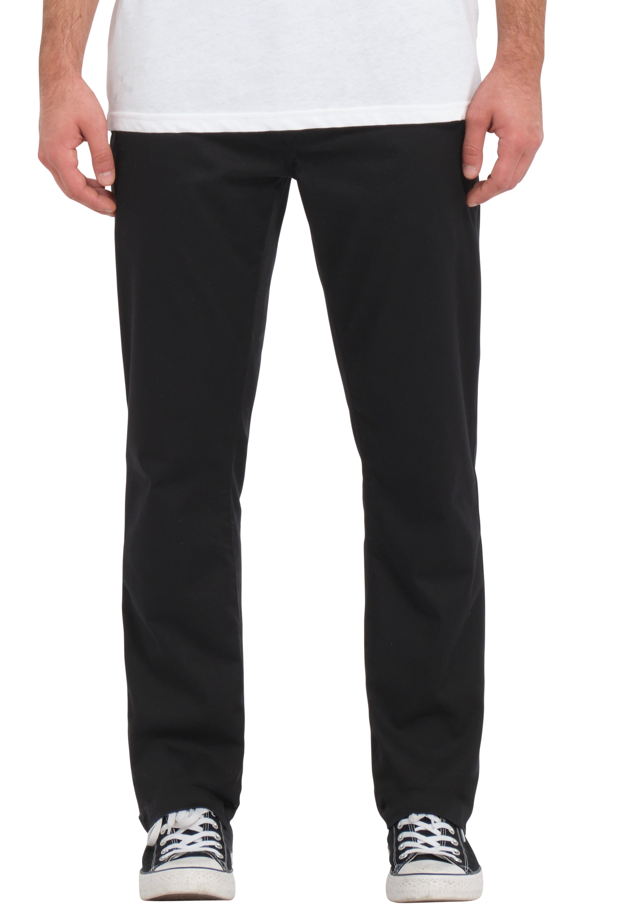 Volcom - Frickin Slim Stretch Black - Pants | Men-Image