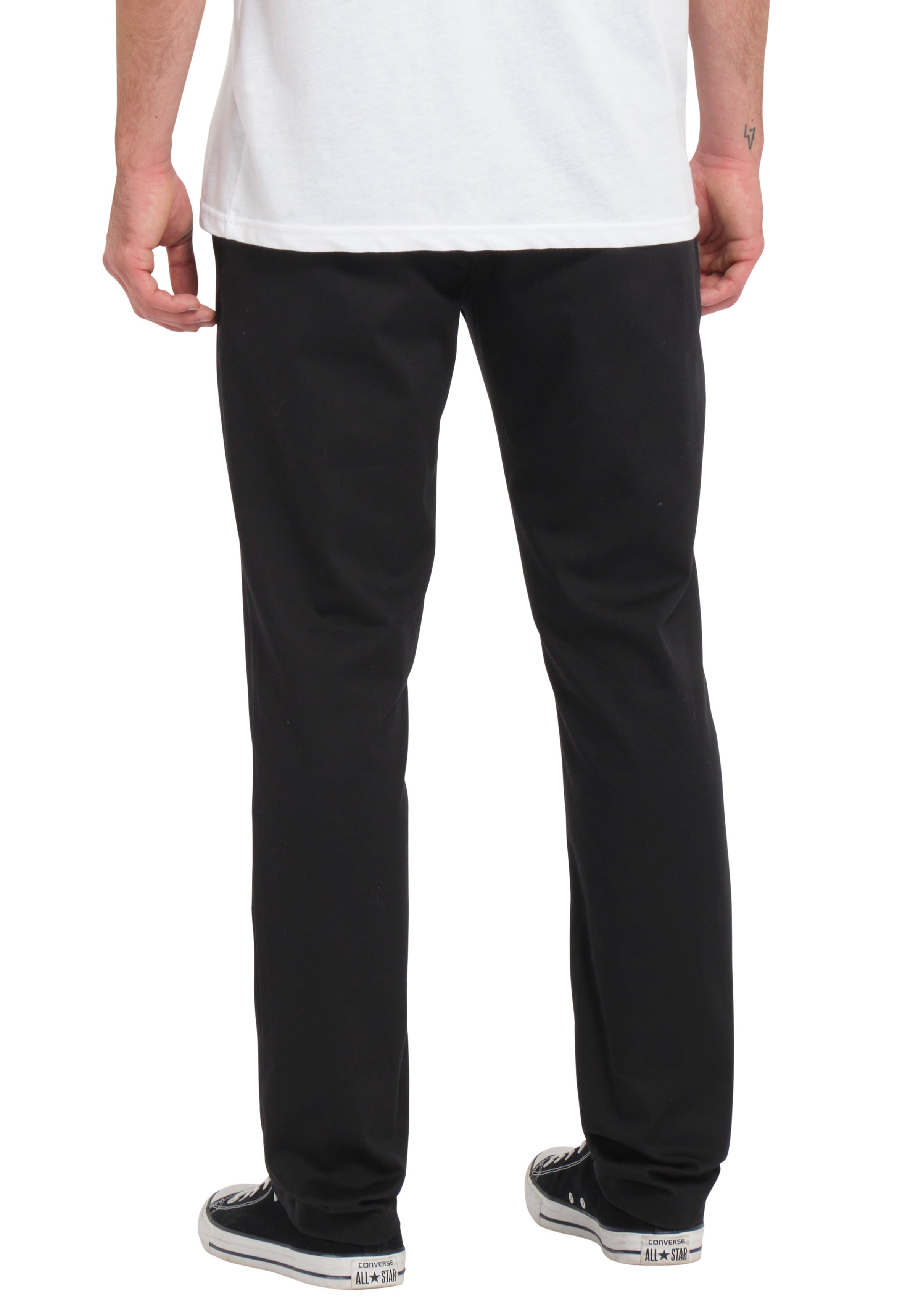 Volcom - Frickin Slim Stretch Black - Pants | Men-Image