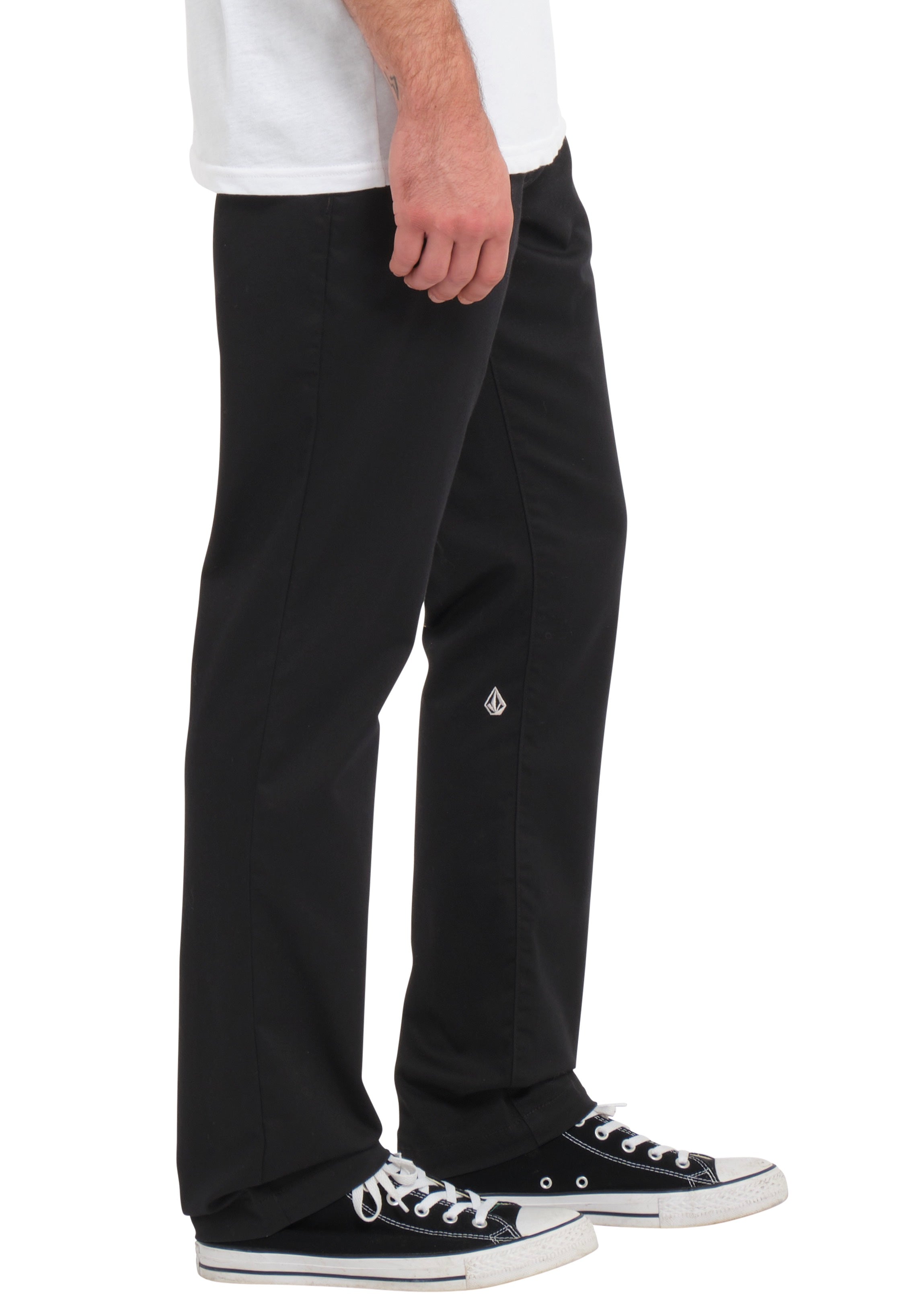 Volcom - Frickin Slim Stretch Black - Pants | Men-Image