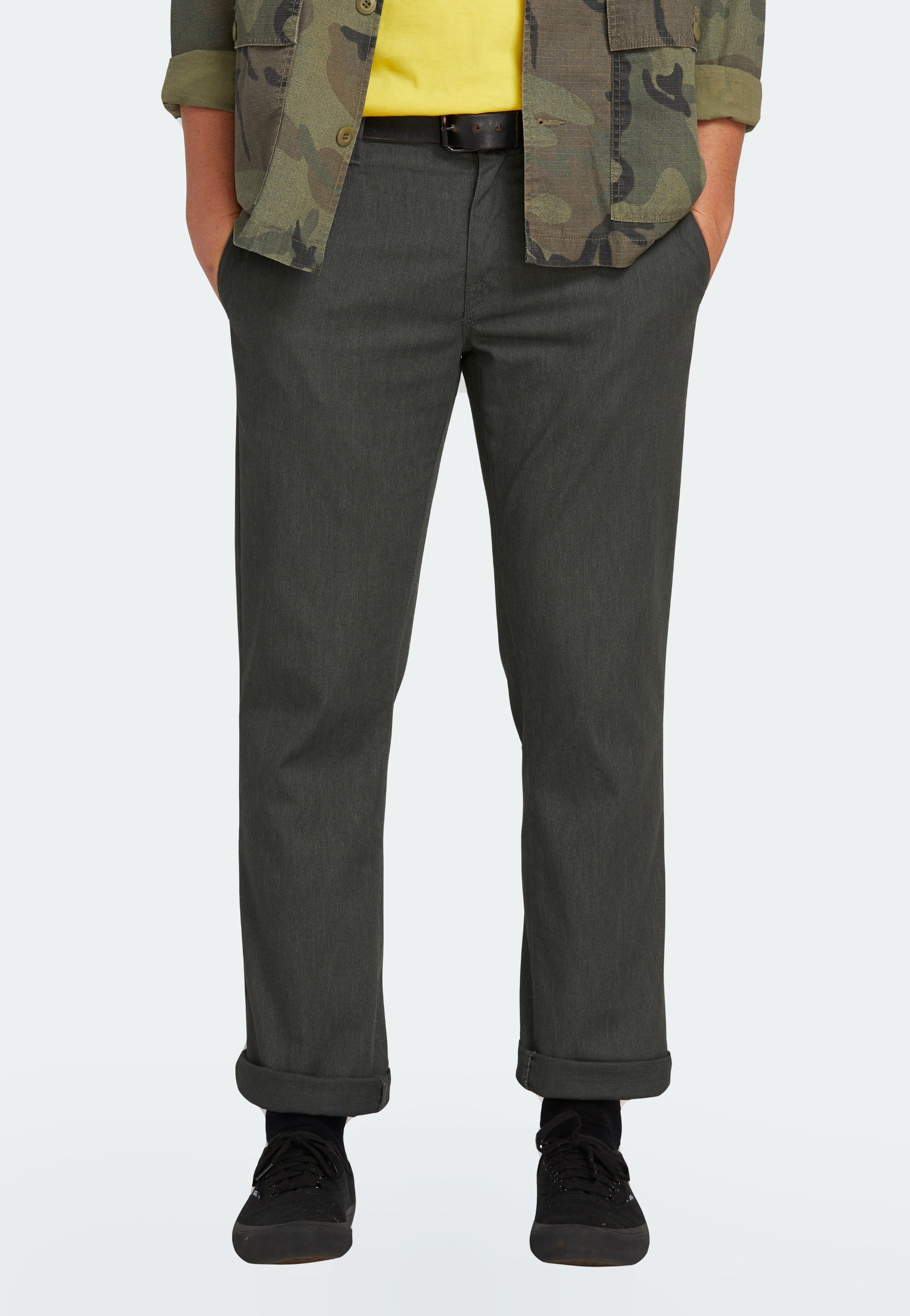 Volcom - Frickin Modern Stret Charcoal Heather - Pants | Men-Image