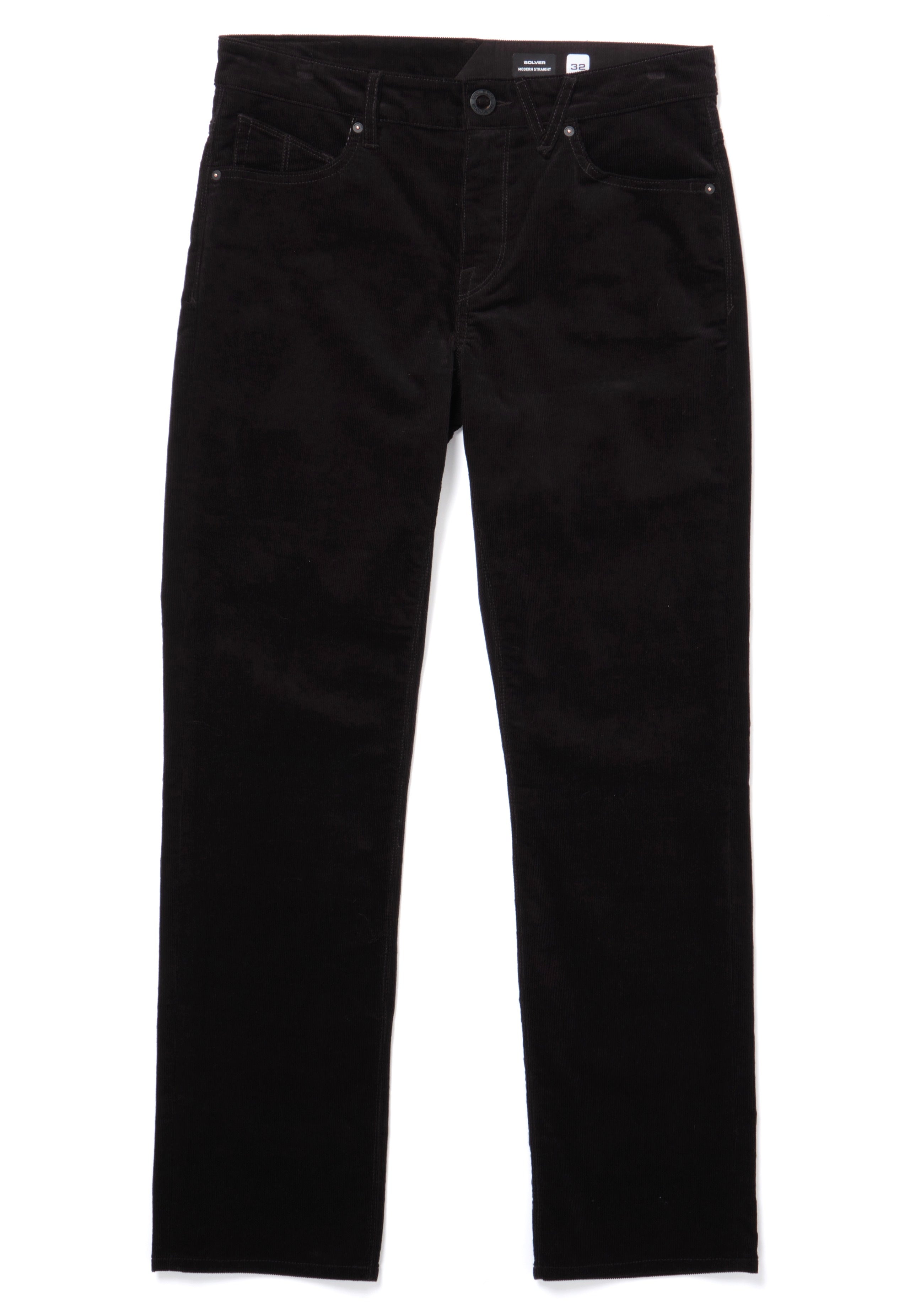 Volcom - Solver 5 Pocket Black - Cord Pants | Men-Image