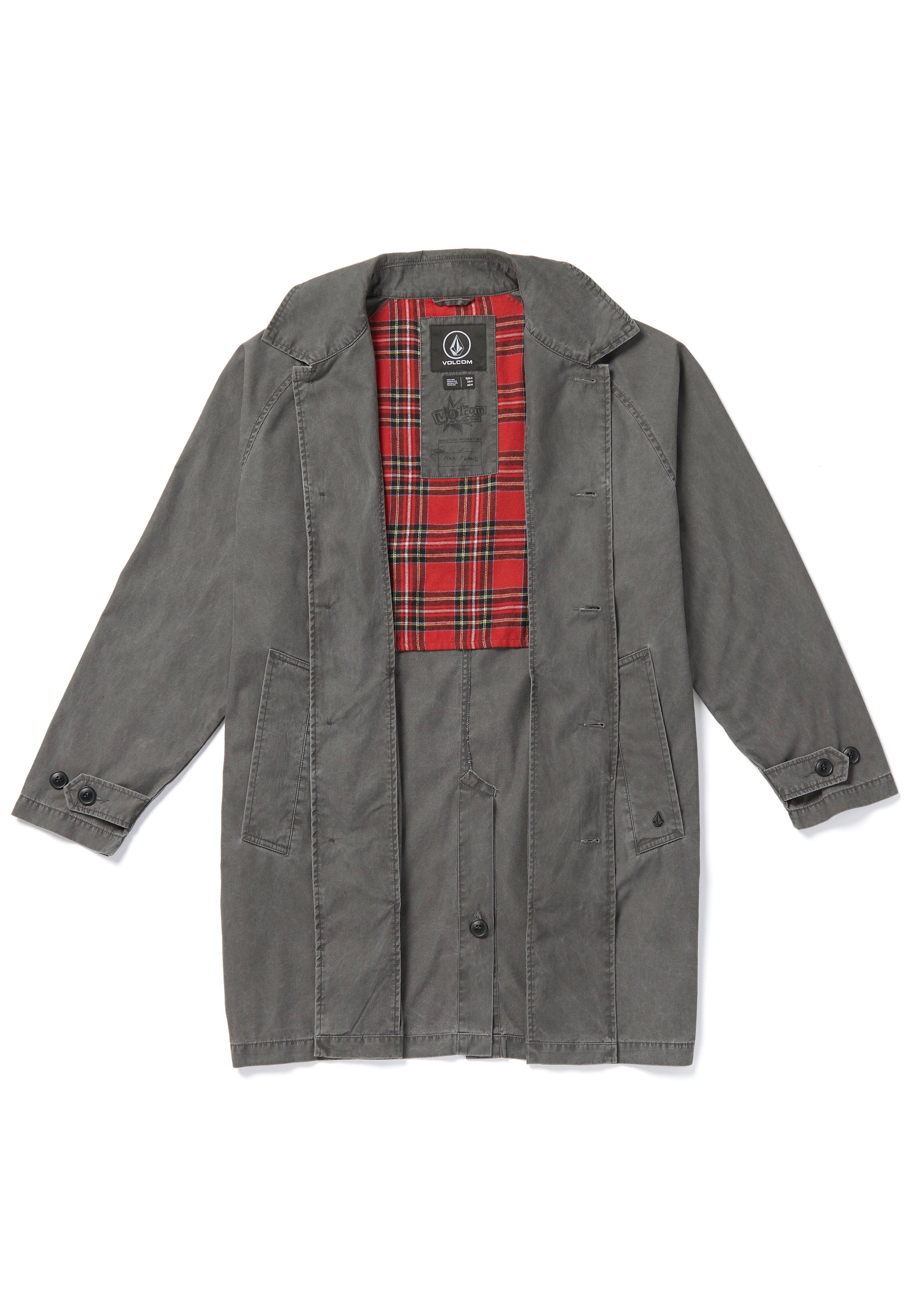 Volcom - V Ent Noa Deane Trench Heather Grey - Jacket | Men-Image