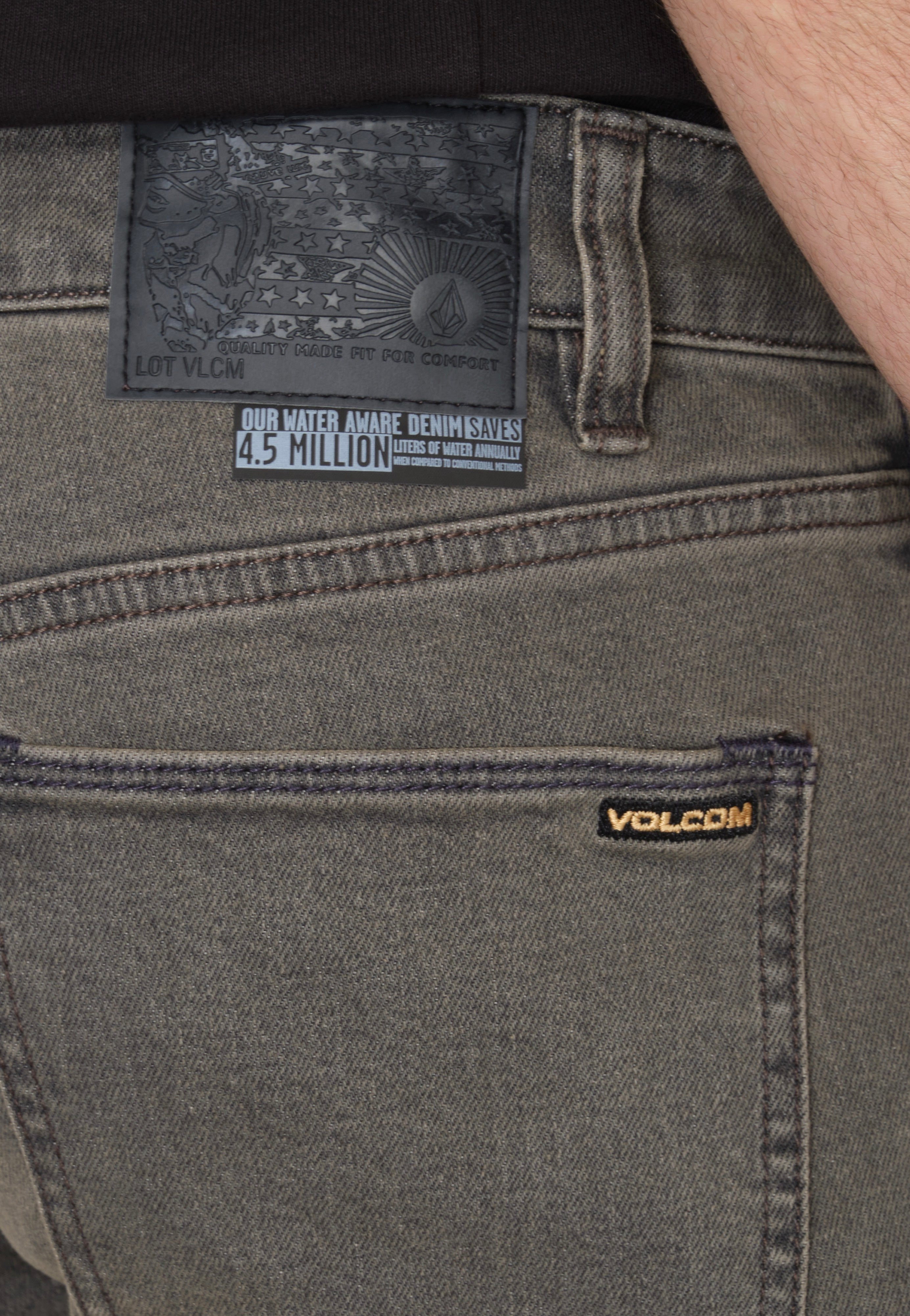 Volcom - Vorta Denim Black Ozone - Jeans | Men-Image