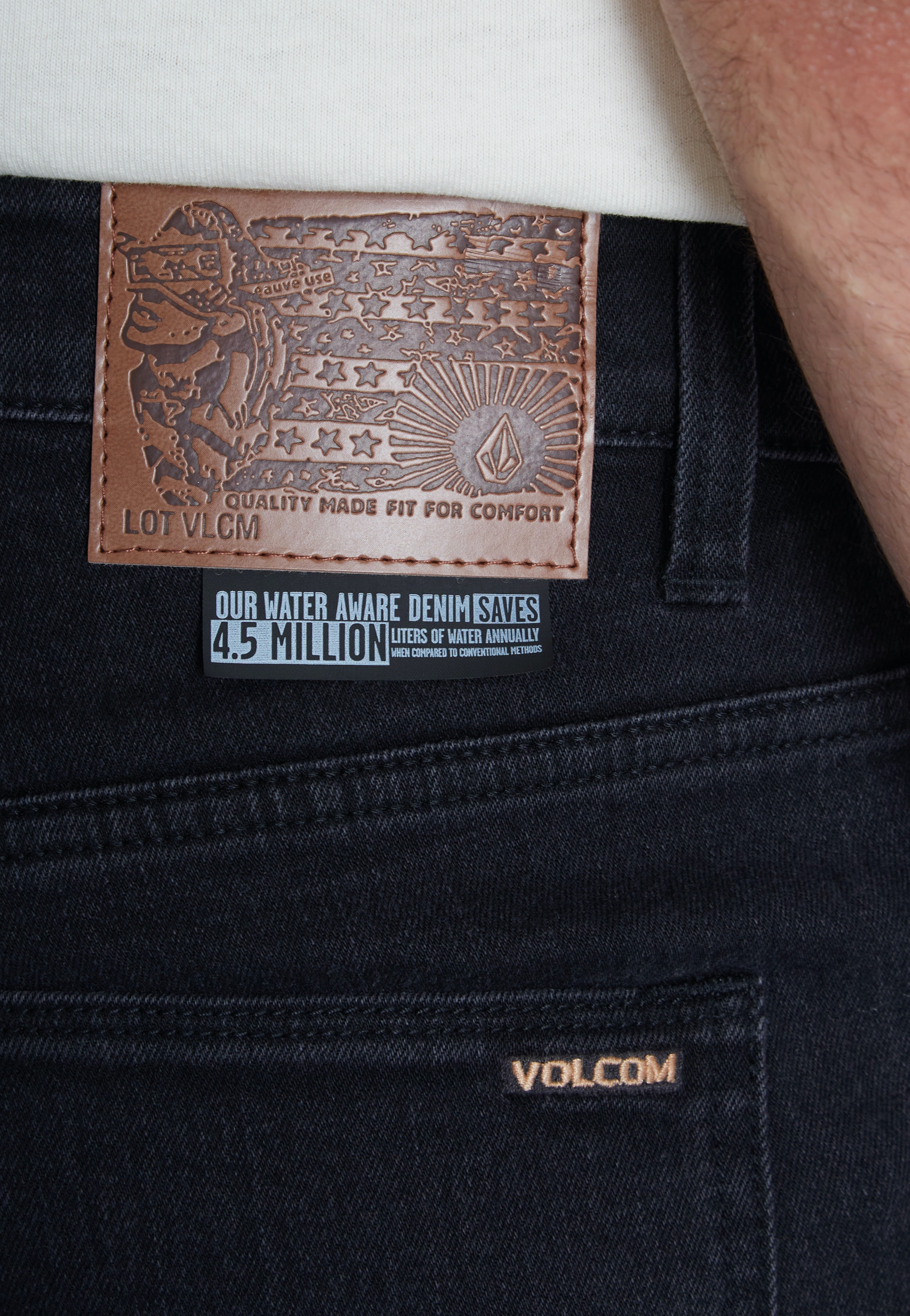 Volcom - Solver Denim Black Out - Jeans | Men-Image