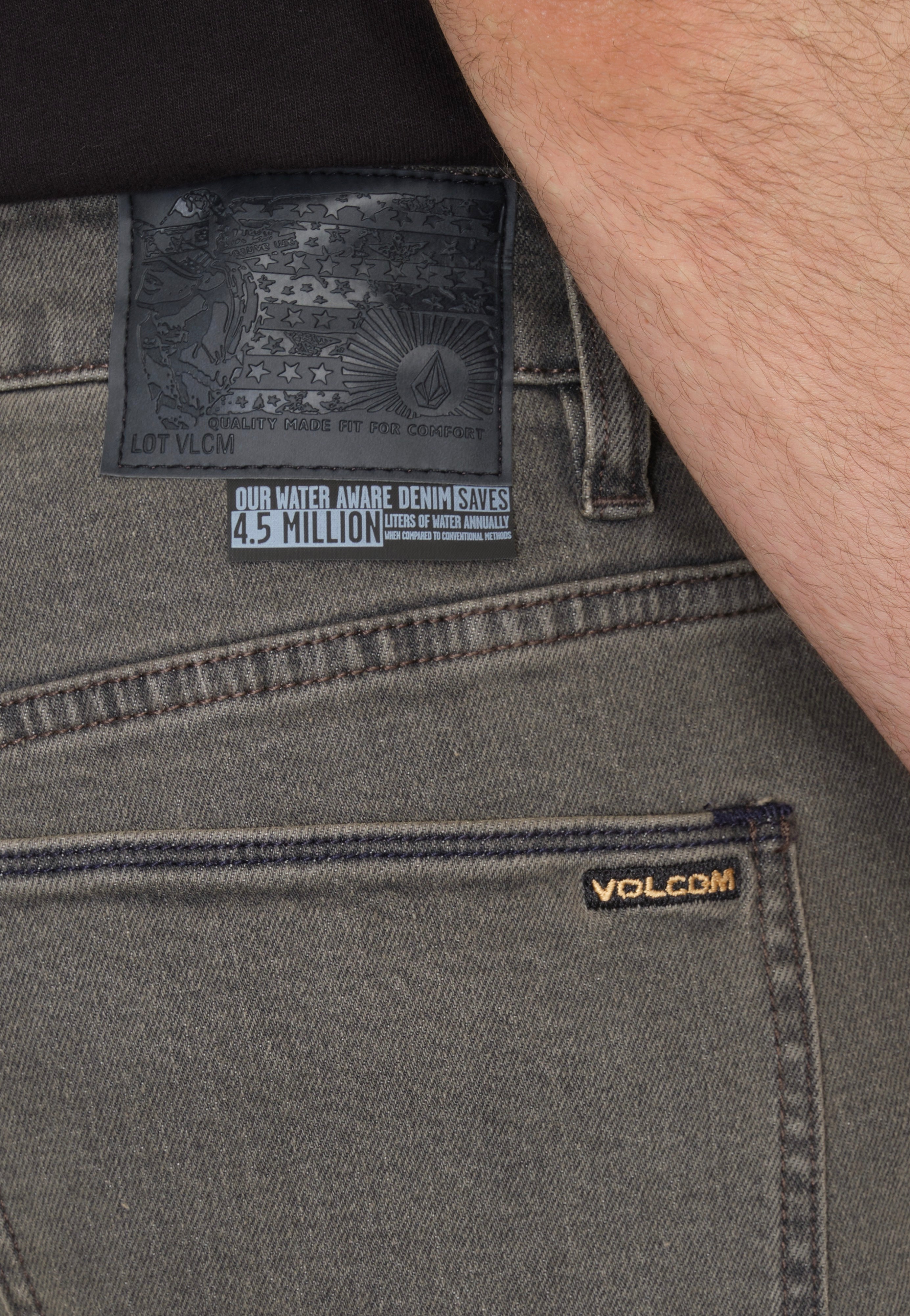 Volcom - Solver Denim Black Ozone - Jeans | Men-Image