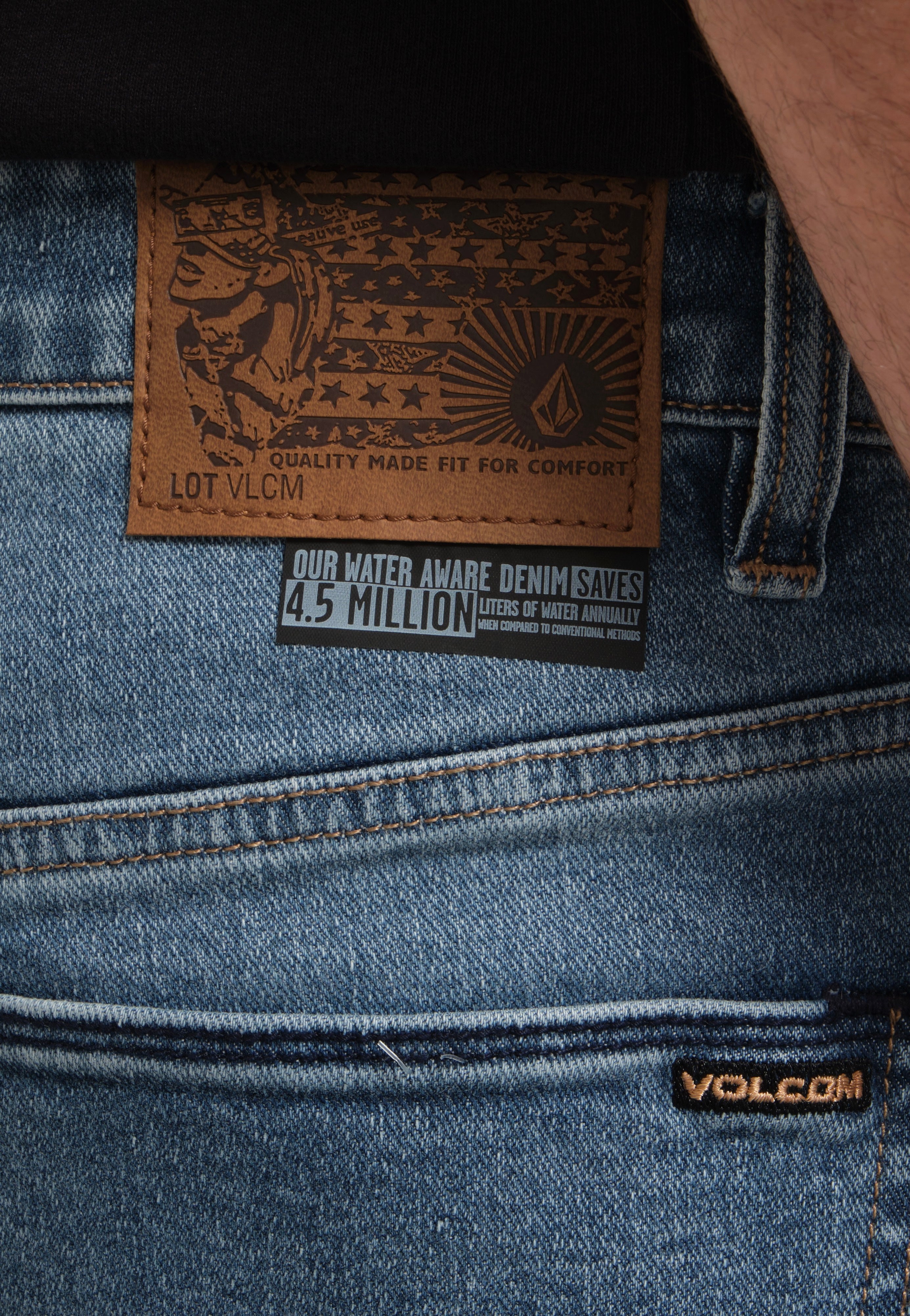 Volcom - Solver Old Town Indigo - Jeans | Men-Image