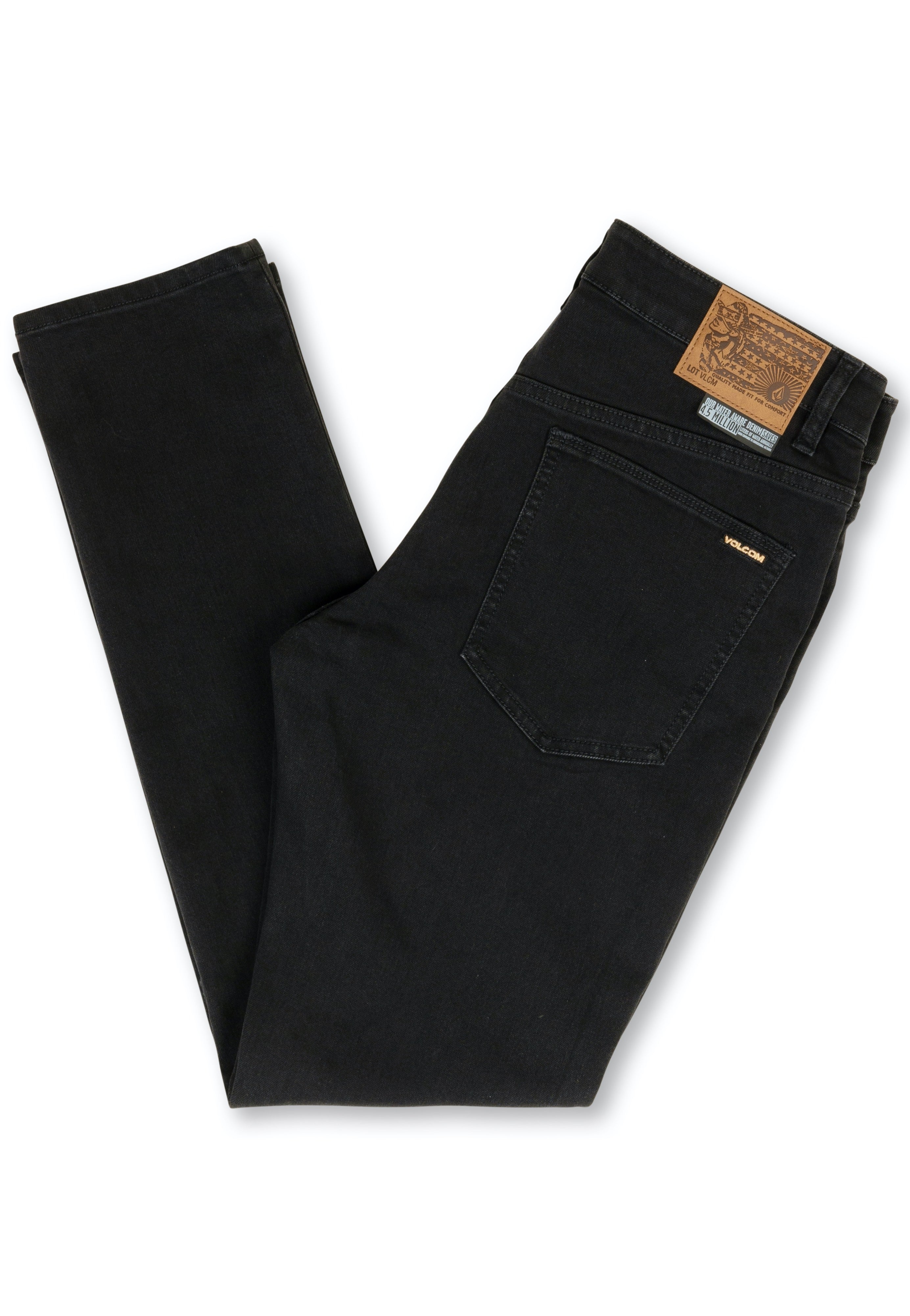 Volcom - Solver Tapered Denim Black Out - Jeans | Men-Image