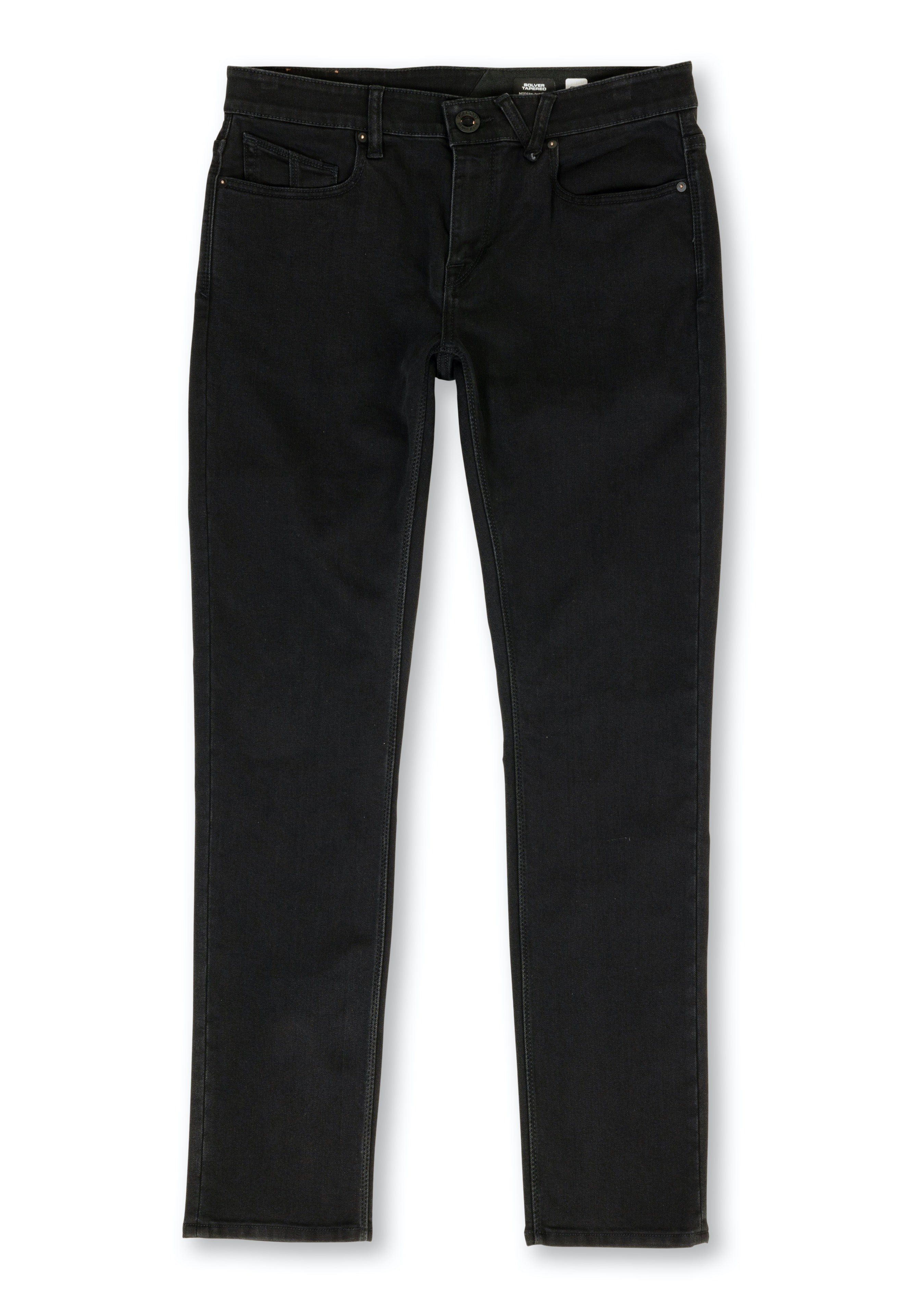 Volcom - Solver Tapered Denim Black Out - Jeans | Men-Image