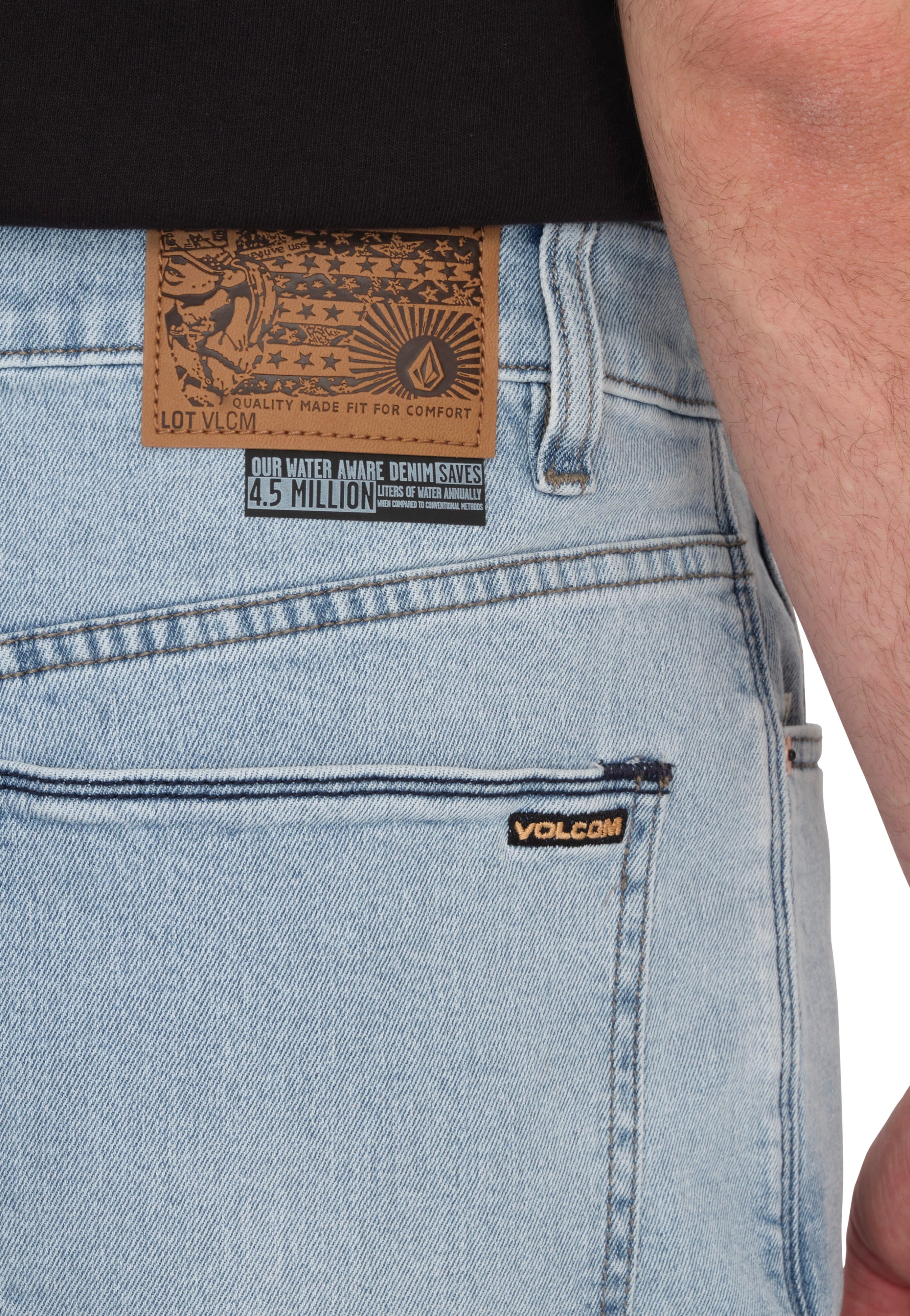 Volcom - Billow Denim Desert Dirt Indigo - Shorts | Men-Image