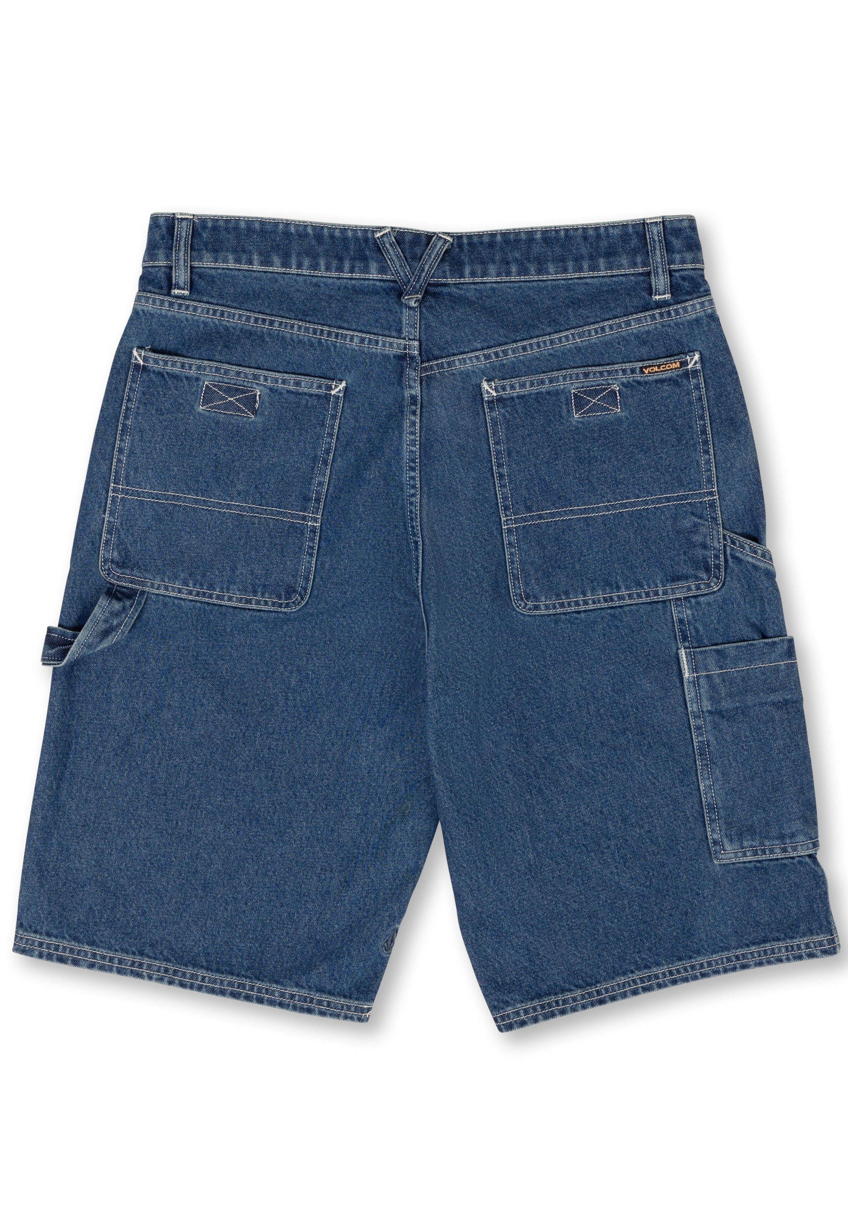 Volcom - Labored Denim Utility Indigo Ridge Wash - Shorts | Men-Image