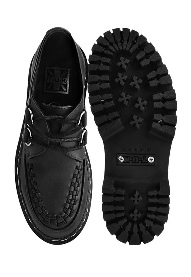 T.U.K. - Doubledecker Creeper Black Tukskin - Shoes | Men-Image