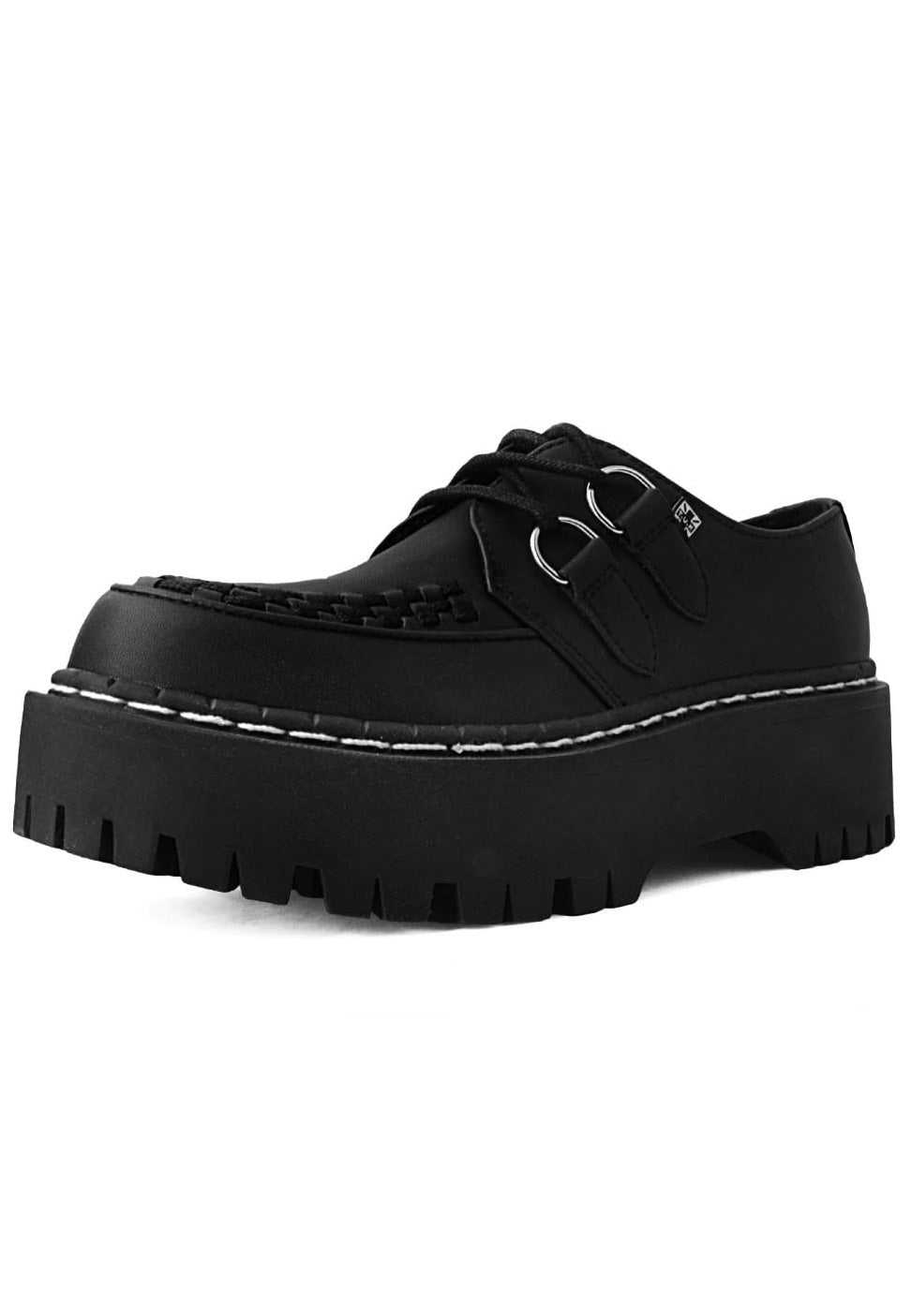 T.U.K. - Doubledecker Creeper Black Tukskin - Shoes | Men-Image