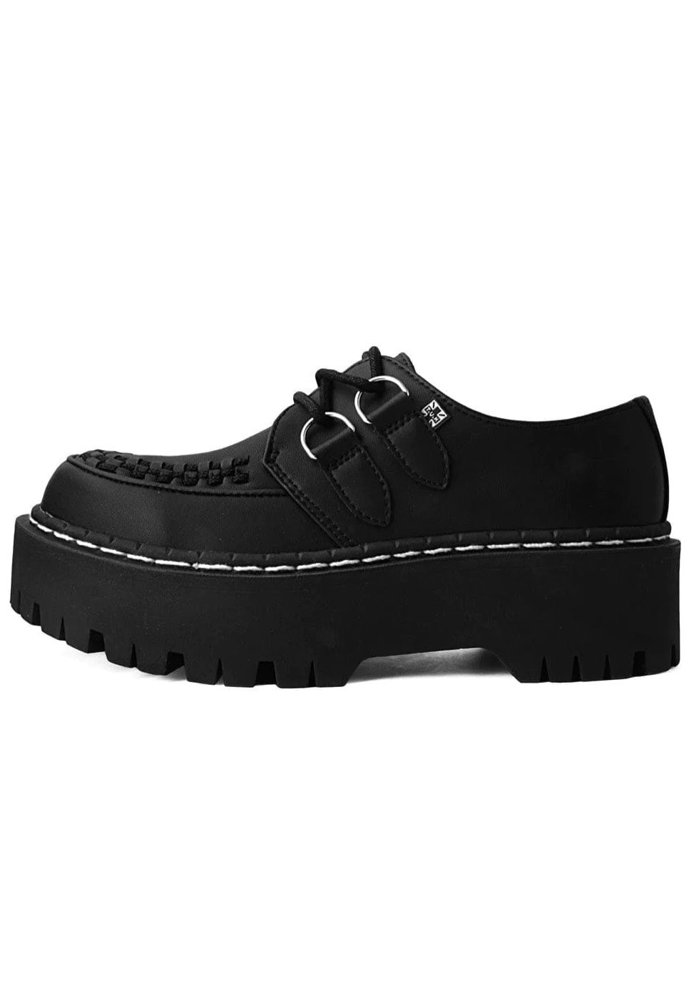 T.U.K. - Doubledecker Creeper Black Tukskin - Shoes | Neutral-Image