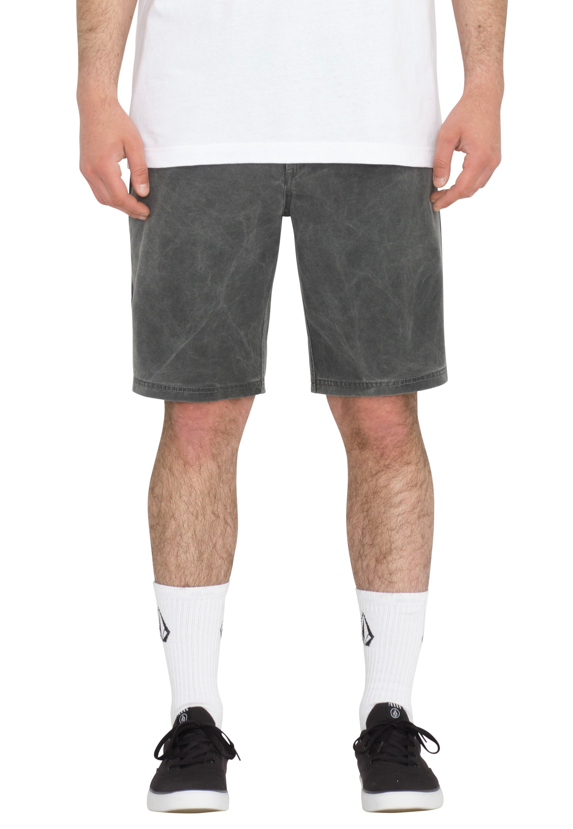 Volcom - Stone Faded Hybrid 19 Stealth - Shorts | Men-Image