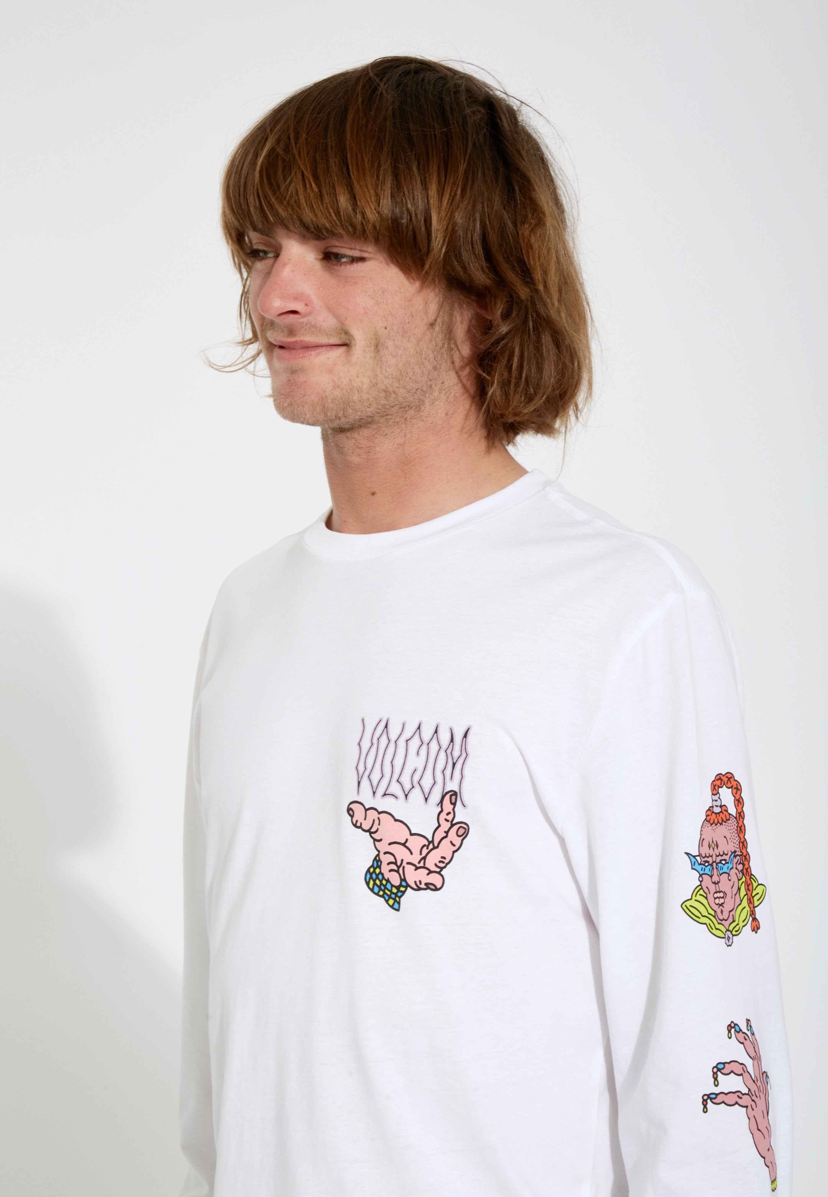 Volcom - Connected Minds White - Longsleeve | Men-Image