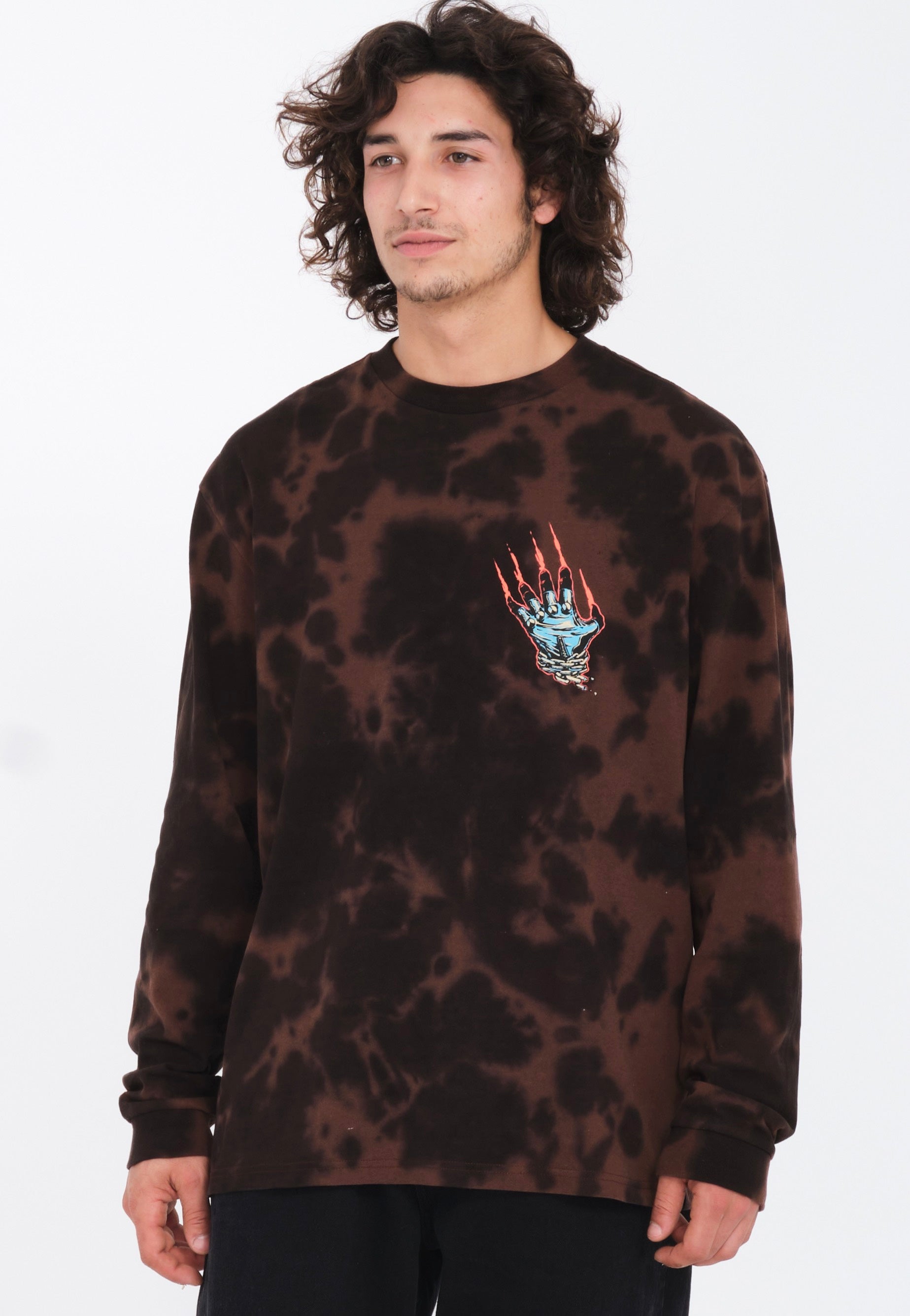 Volcom - Fa Max Sherman Bitter Chocolate - Longsleeve | Men-Image