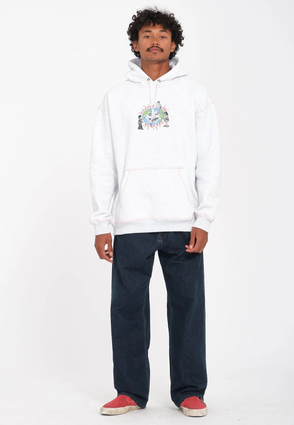 Volcom - Fa Keutchi 1 Bone Heather - Hoodie | Men-Image