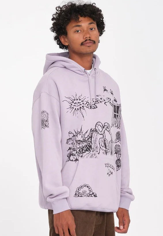 Volcom - Fa Keutchi 2 Light Purple - Hoodie | Men-Image