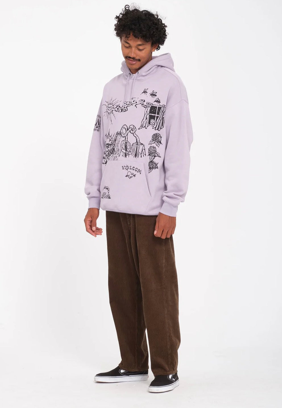 Volcom - Fa Keutchi 2 Light Purple - Hoodie | Men-Image