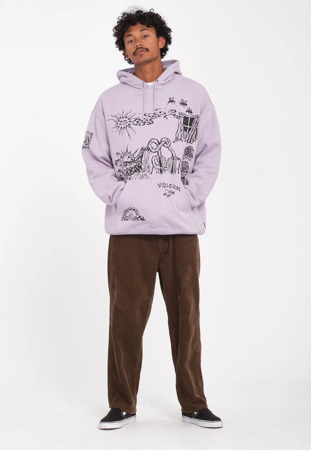 Volcom - Fa Keutchi 2 Light Purple - Hoodie | Men-Image