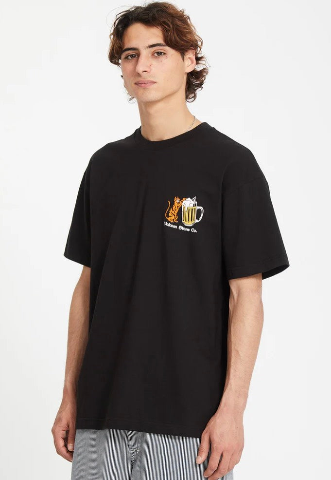 Volcom - Curious Cat Black - T-Shirt | Men-Image