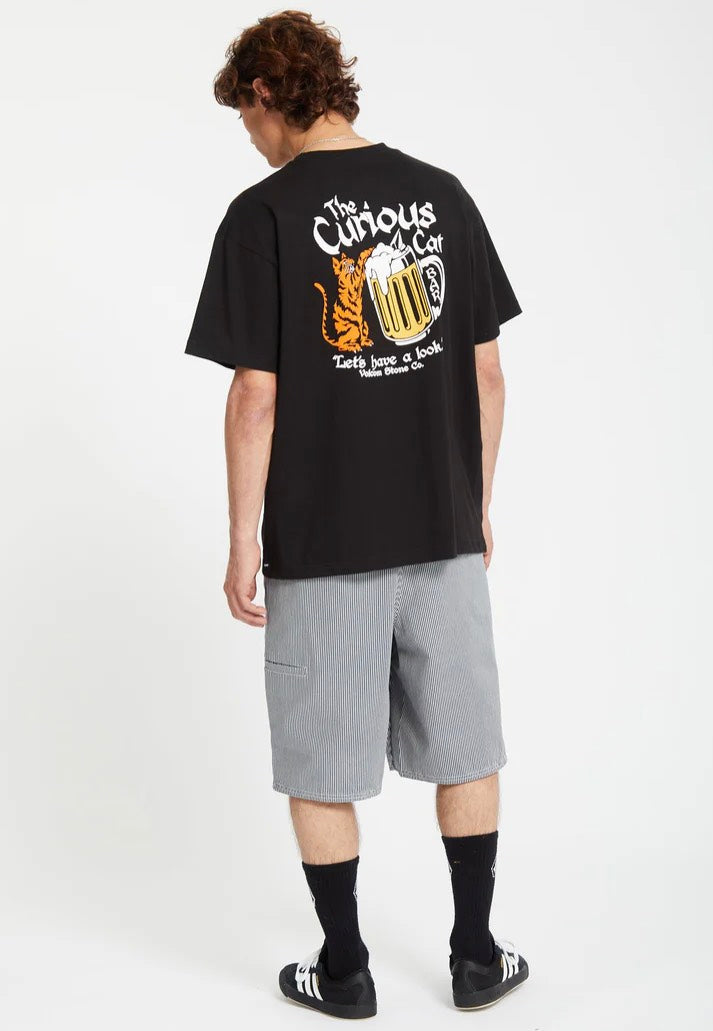 Volcom - Curious Cat Black - T-Shirt | Men-Image