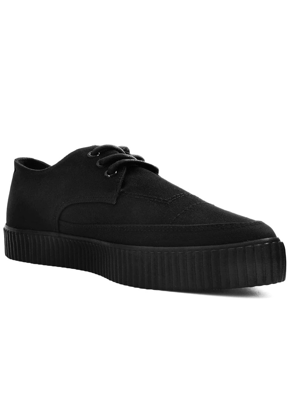 T.U.K. - EZC Point Tie Basic Black Twill - Girl Shoes | Women-Image