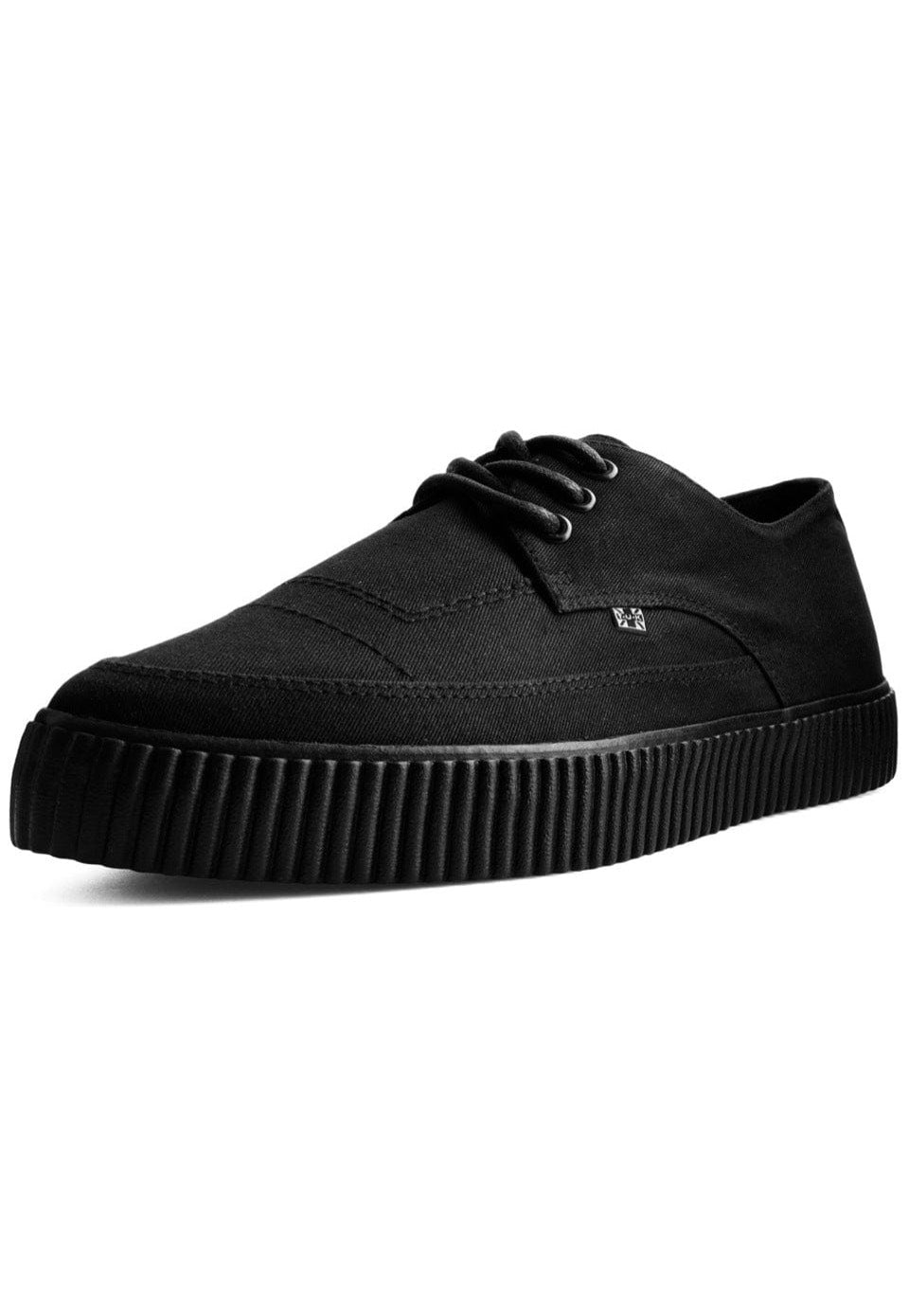 T.U.K. - EZC Point Tie Basic Black Twill - Girl Shoes | Women-Image