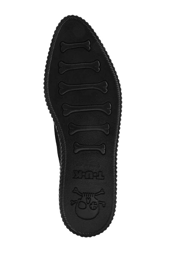 T.U.K. - EZC Point Tie Basic Black Twill - Girl Shoes | Women-Image