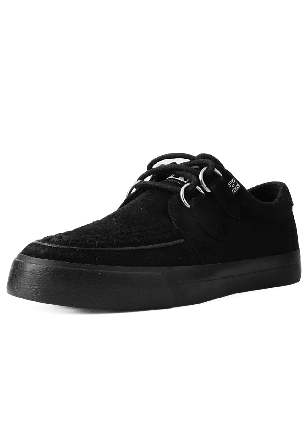 T.U.K. - Creeper Sneaker Black Faux Suede - Shoes | Men-Image