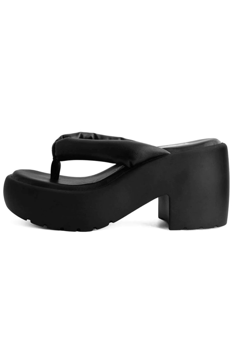 T.U.K. - A Heel Thong Black - Girl Sandals | Women-Image