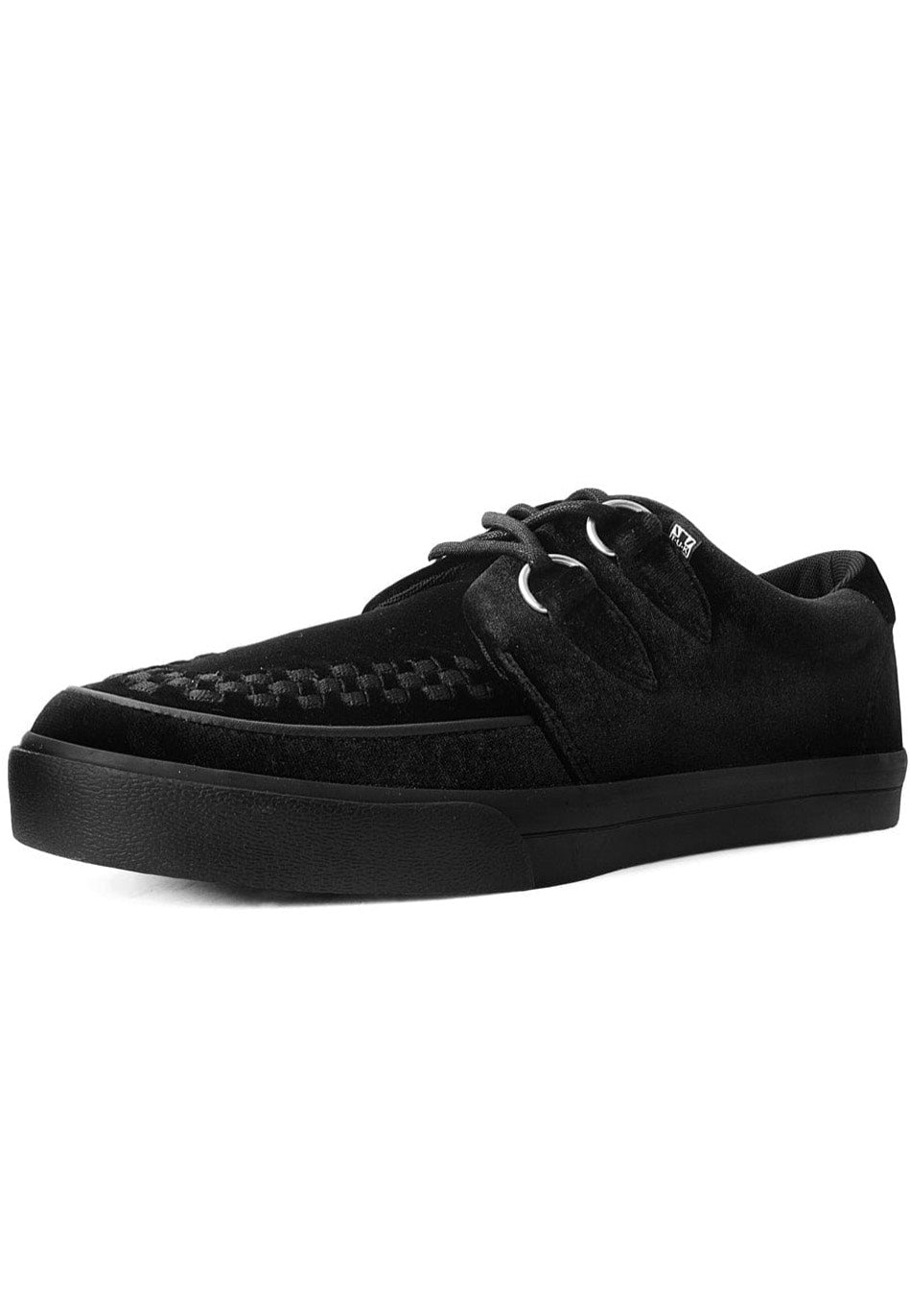 T.U.K. - VLK Sneaker 2 Ring Basic Black Canvas - Girl Shoes | Women-Image