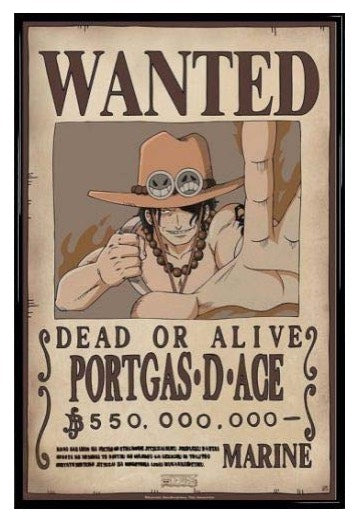 One Piece - Wanted Ace Maxi - Poster | Neutral-Image