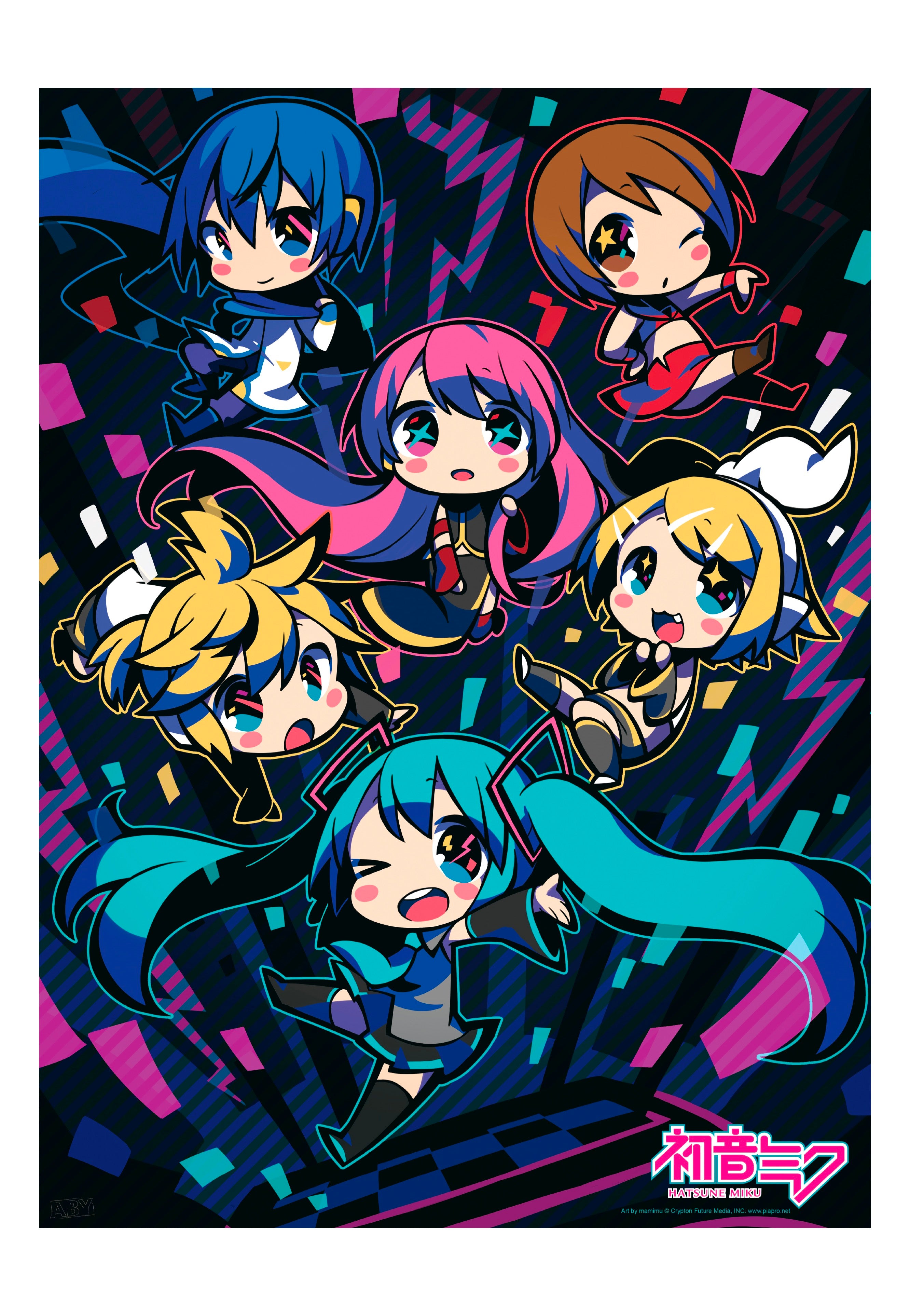 Hatsune Miku - Hatsune Miku Chibi Set - Poster | Neutral-Image