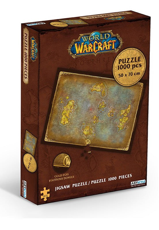 World Of Warcraft - Azeroth's Map - Jigsaw Puzzle | Neutral-Image