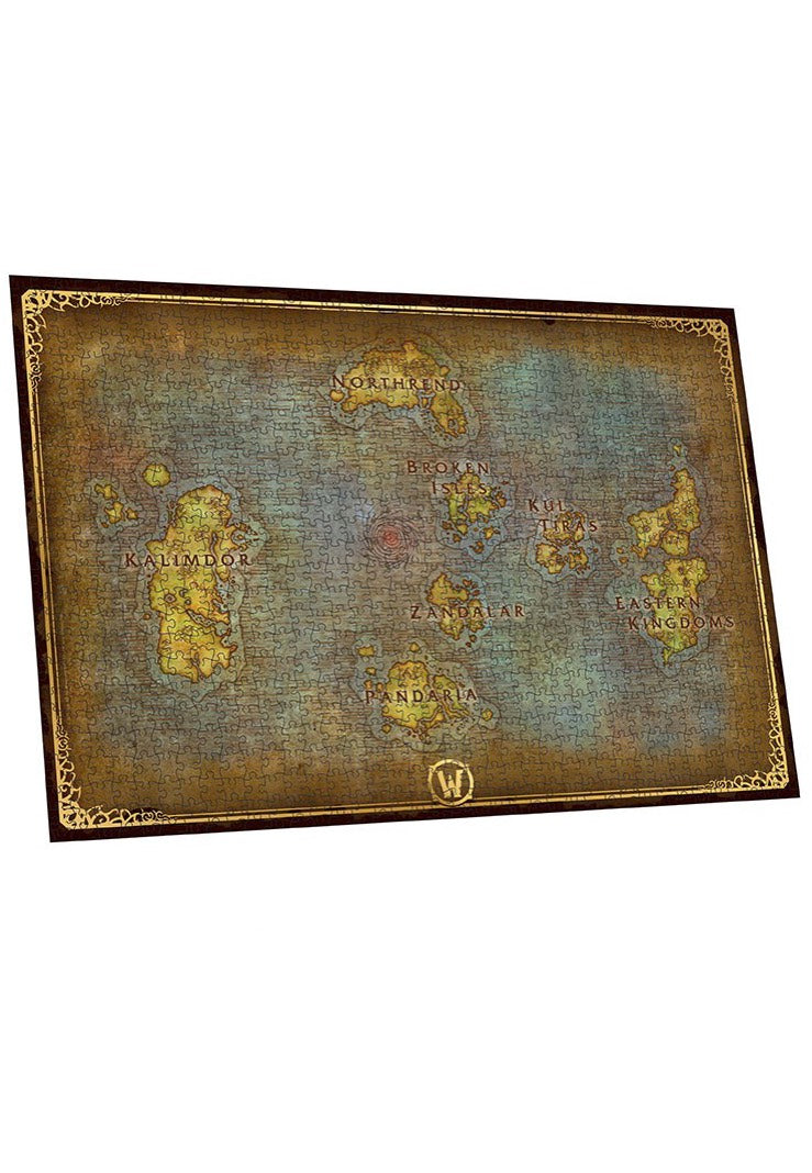 World Of Warcraft - Azeroth's Map - Jigsaw Puzzle | Neutral-Image