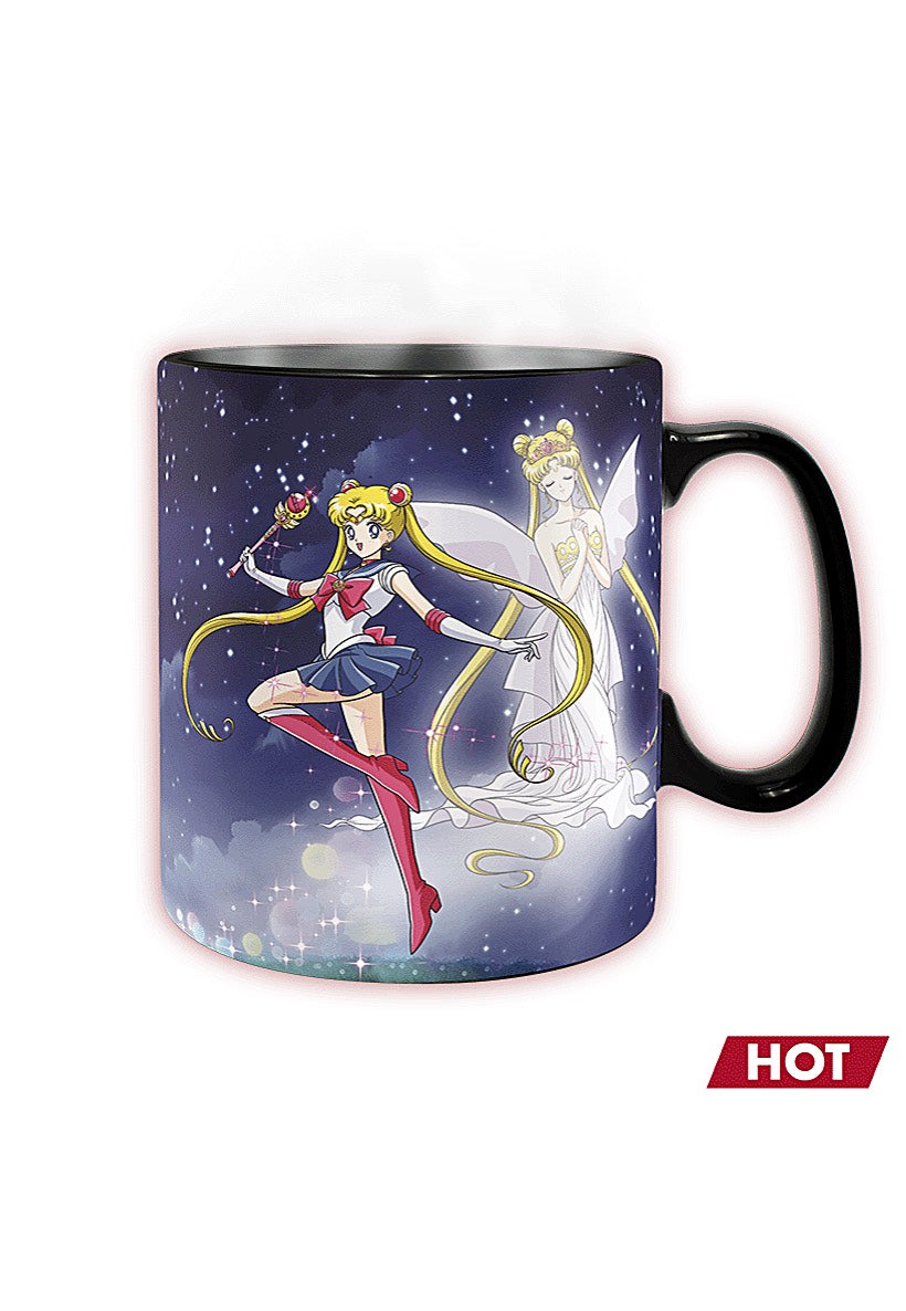 Sailor Moon - Sailor & Chibi Heat Change - Mug | Neutral-Image