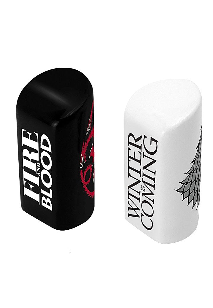 Game Of Thrones - Stark & Targaryen - Salt & Pepper Shakers | Neutral-Image