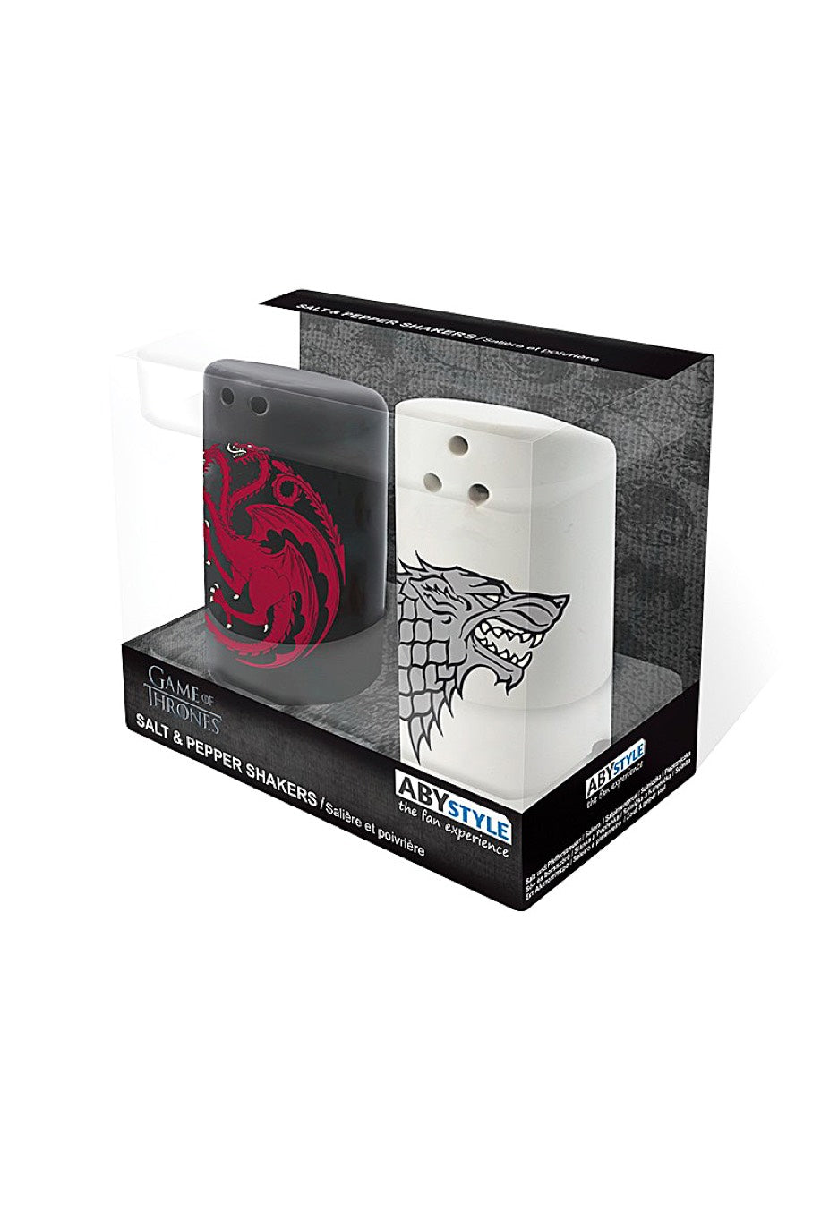 Game Of Thrones - Stark & Targaryen - Salt & Pepper Shakers | Neutral-Image