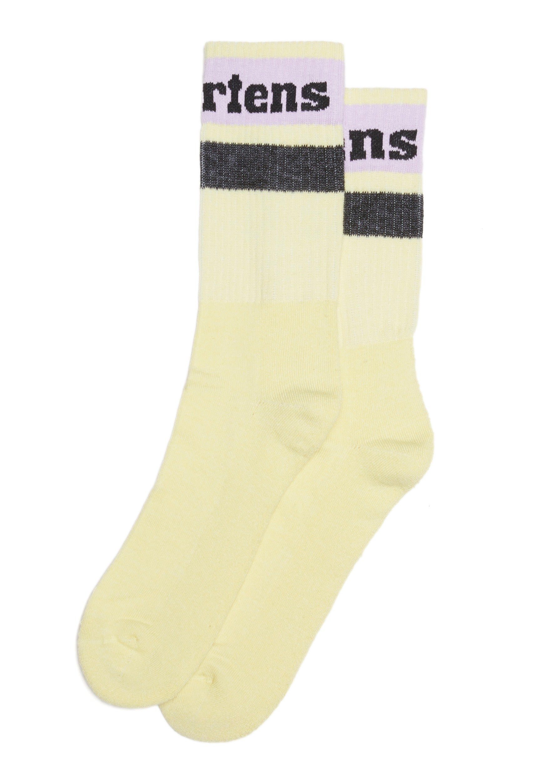 Dr. Martens - Athletic Logo Lemon - Socks | Neutral-Image