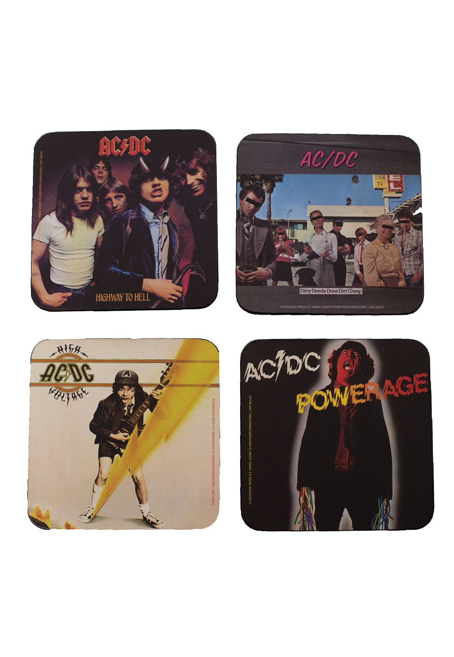 AC/DC - 4 Pack - Coaster | Impericon