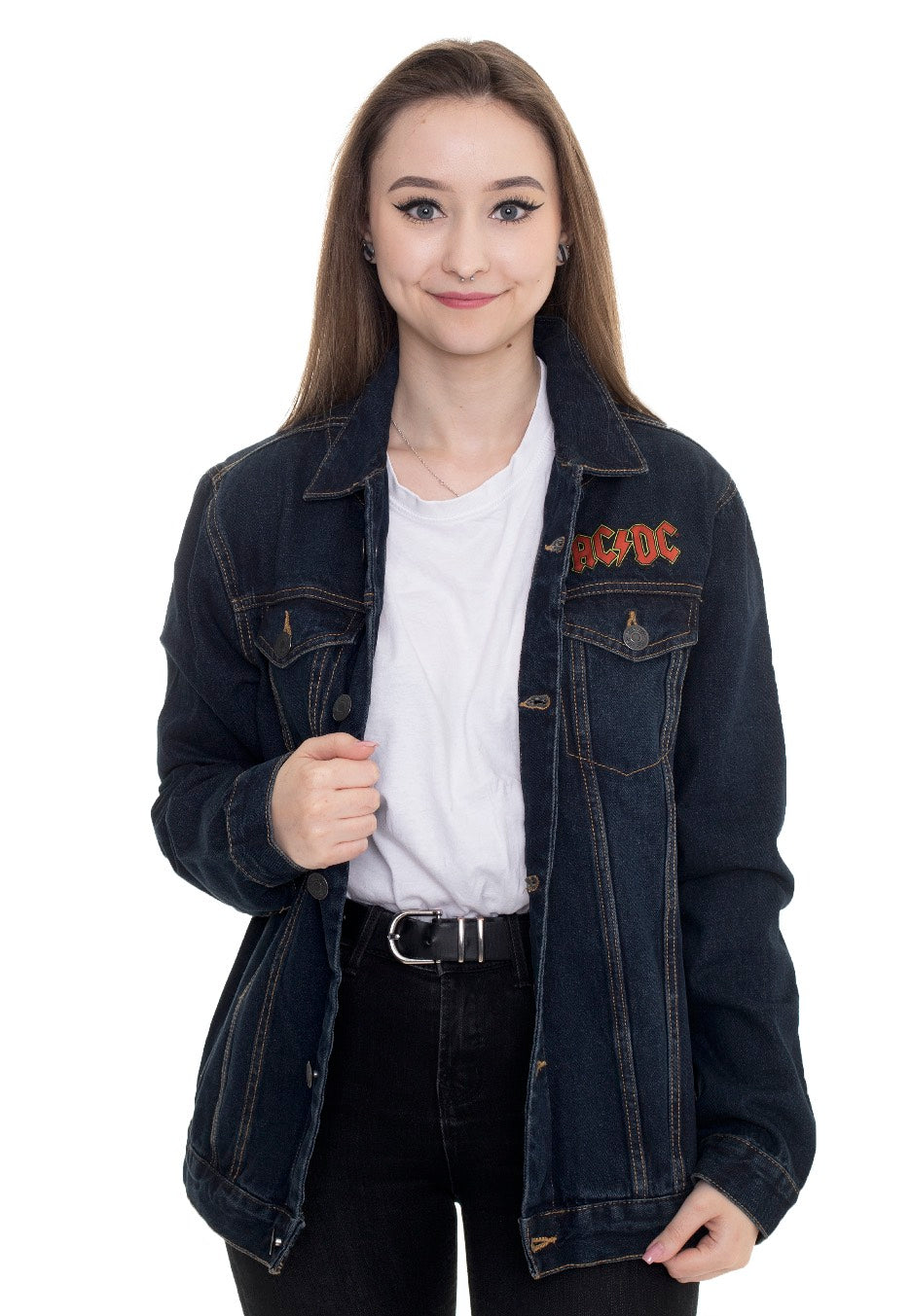 AC/DC - About To Rock - Jeans Jacket | Women-Image