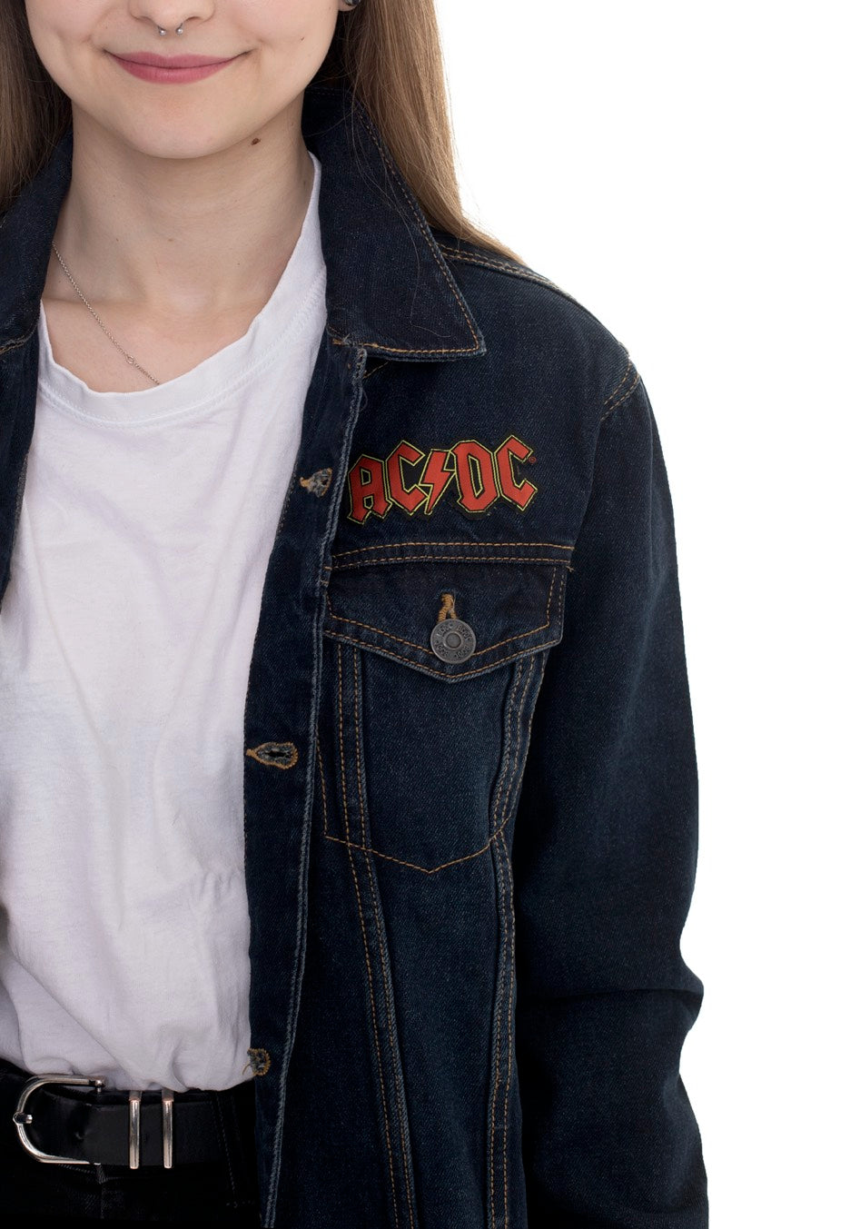 AC/DC - About To Rock - Jeans Jacket | Women-Image