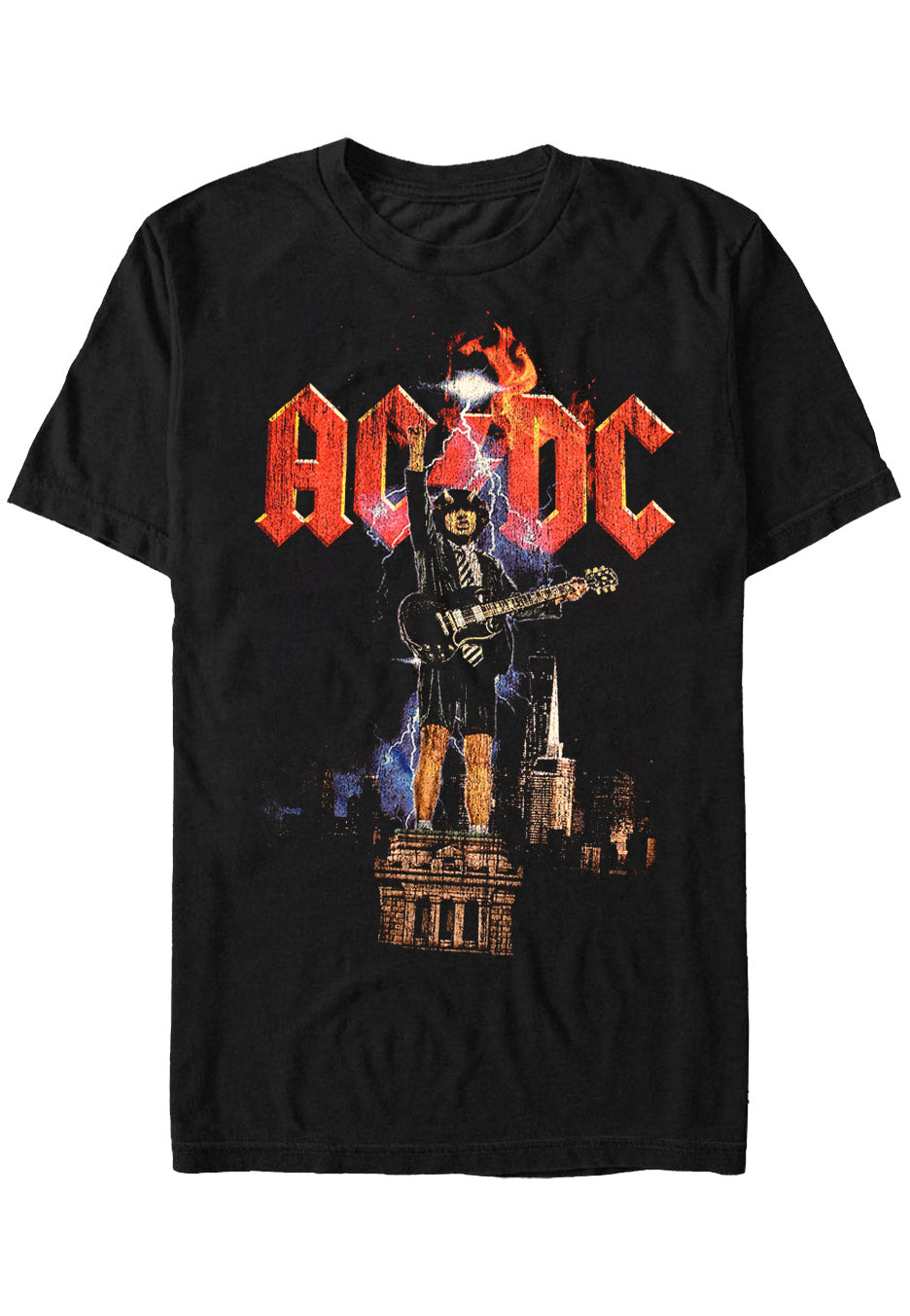 AC/DC - Angus NYC Lightning - T-Shirt | Neutral-Image